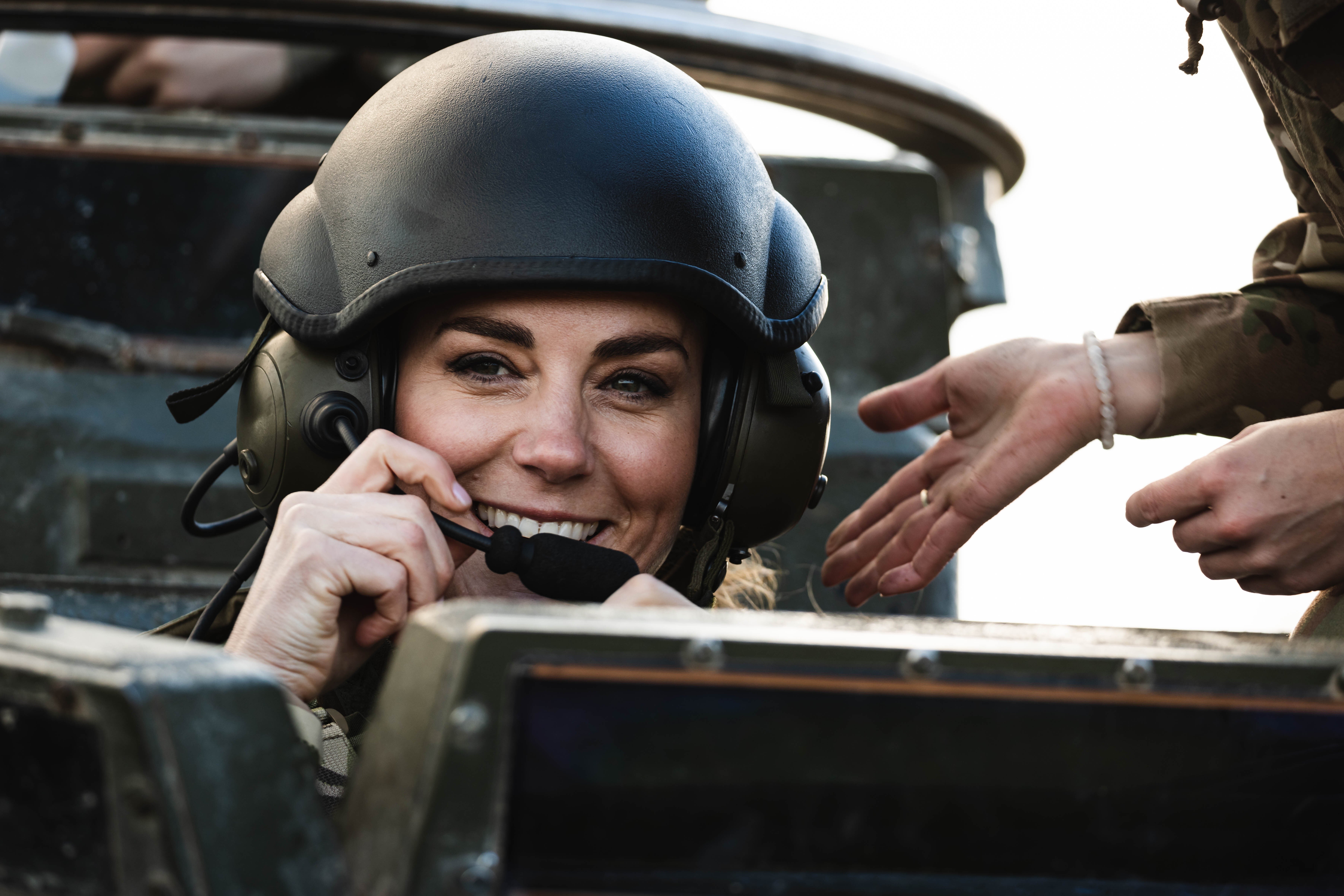 The duchess even participated in some of the British Army’s training exercises (Kensington Palace/PA)