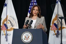 ‘Shocked’ Kamala Harris is heavy on outrage over Roe reversal – but light on solutions