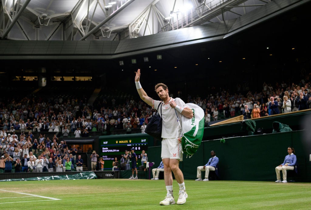 Murray was down following a straight sets defeat to Denis Shapovalov in 2021