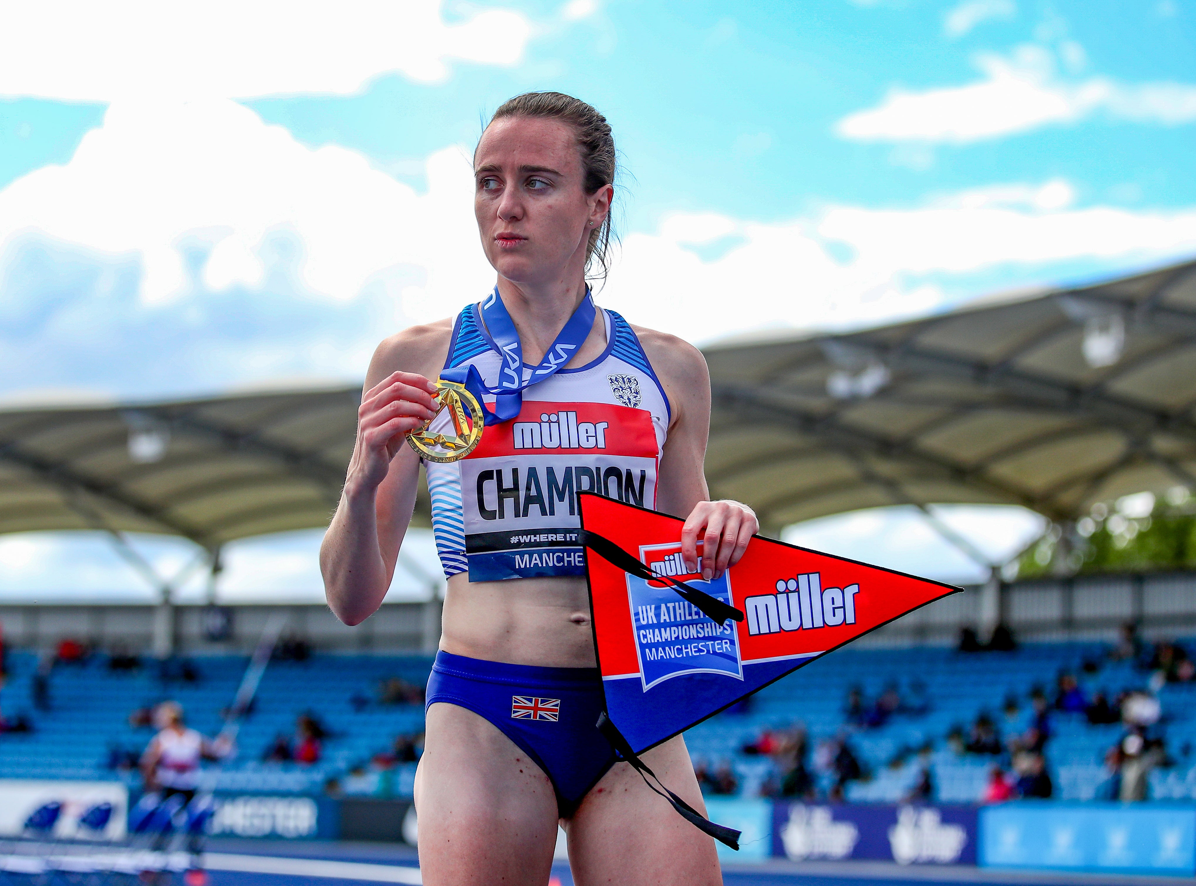 Muir took the 1500m title in Manchester. (Isaac Parkin/PA)