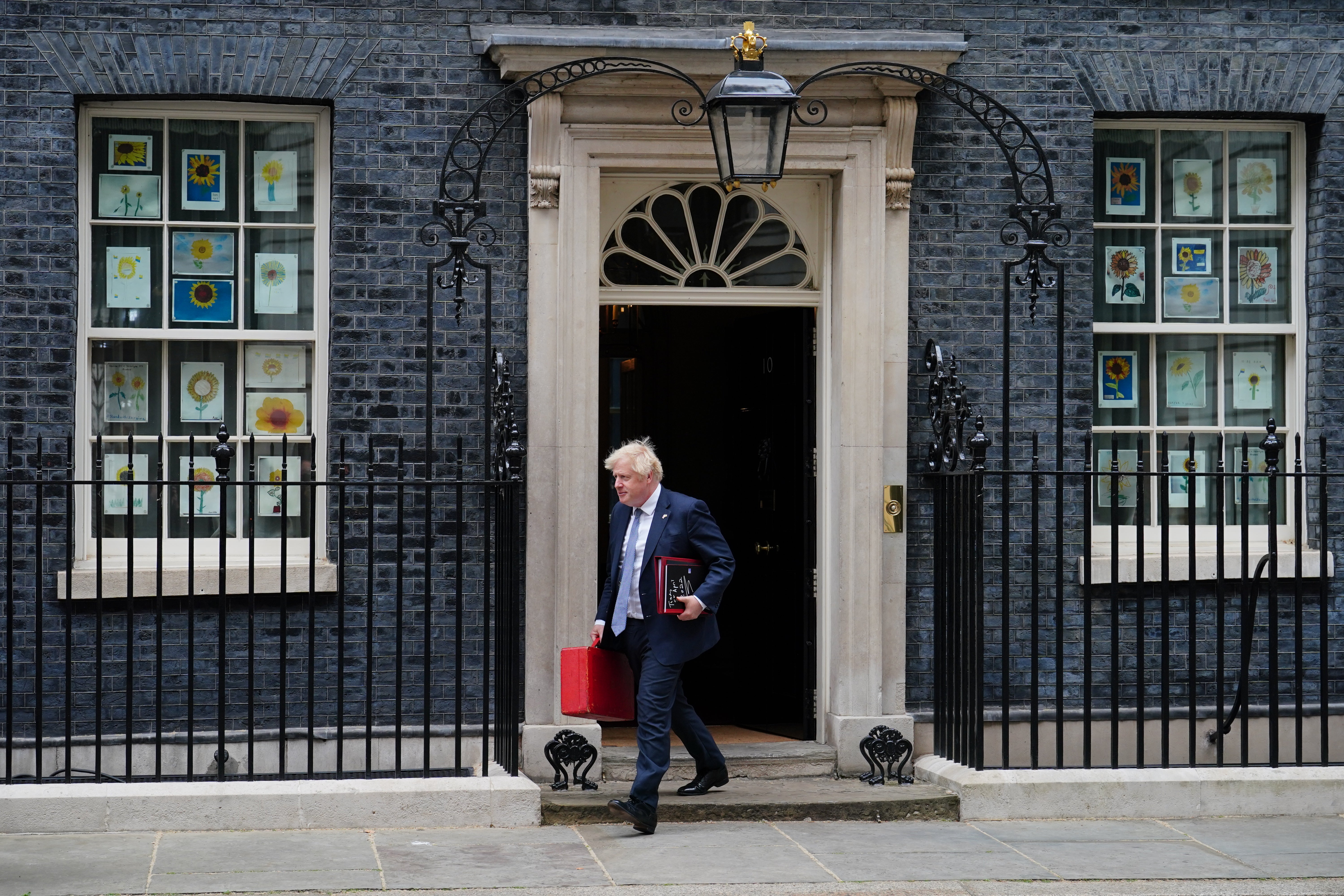 Prime Minister Boris Johnson departs 10 Downing Street (Dominic Lipinski/PA)