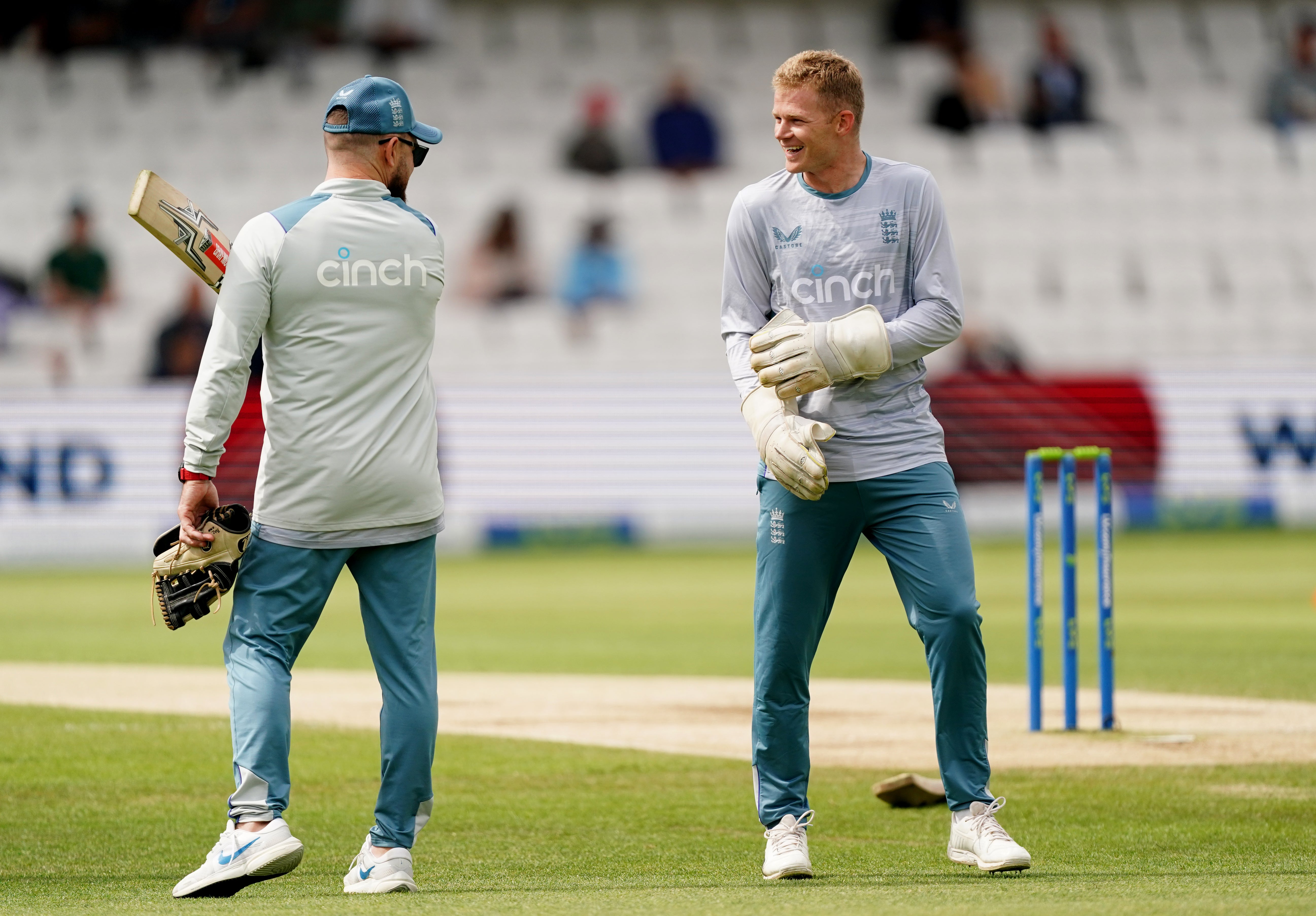 Sam Billings (right) was drafted in as a Covid replacement for Ben Foakes (Mike Egerton/PA)