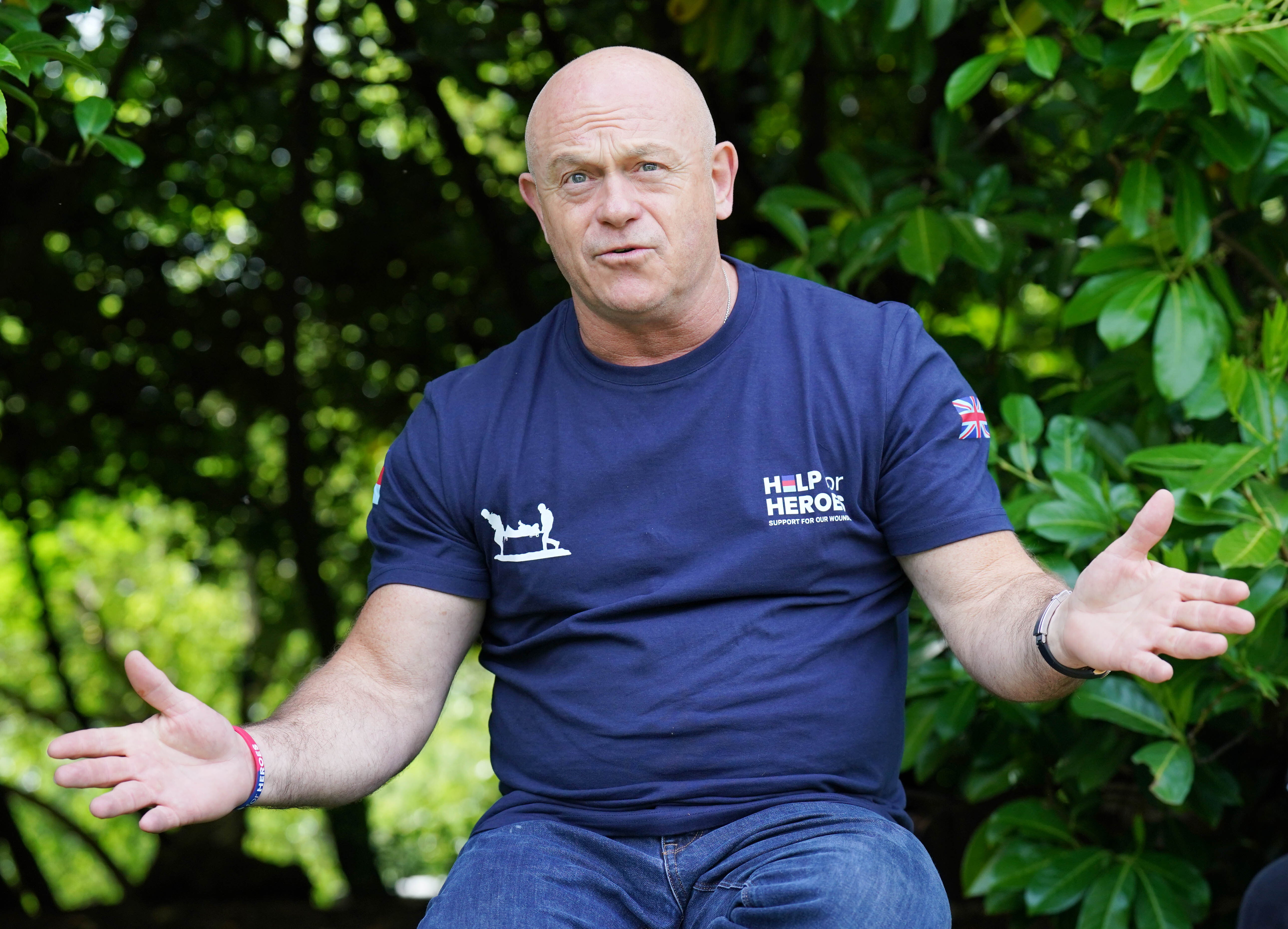 Ross Kemp at Formosa Island, at Cookham Lock near Cookham (Jonathan Brady/PA)