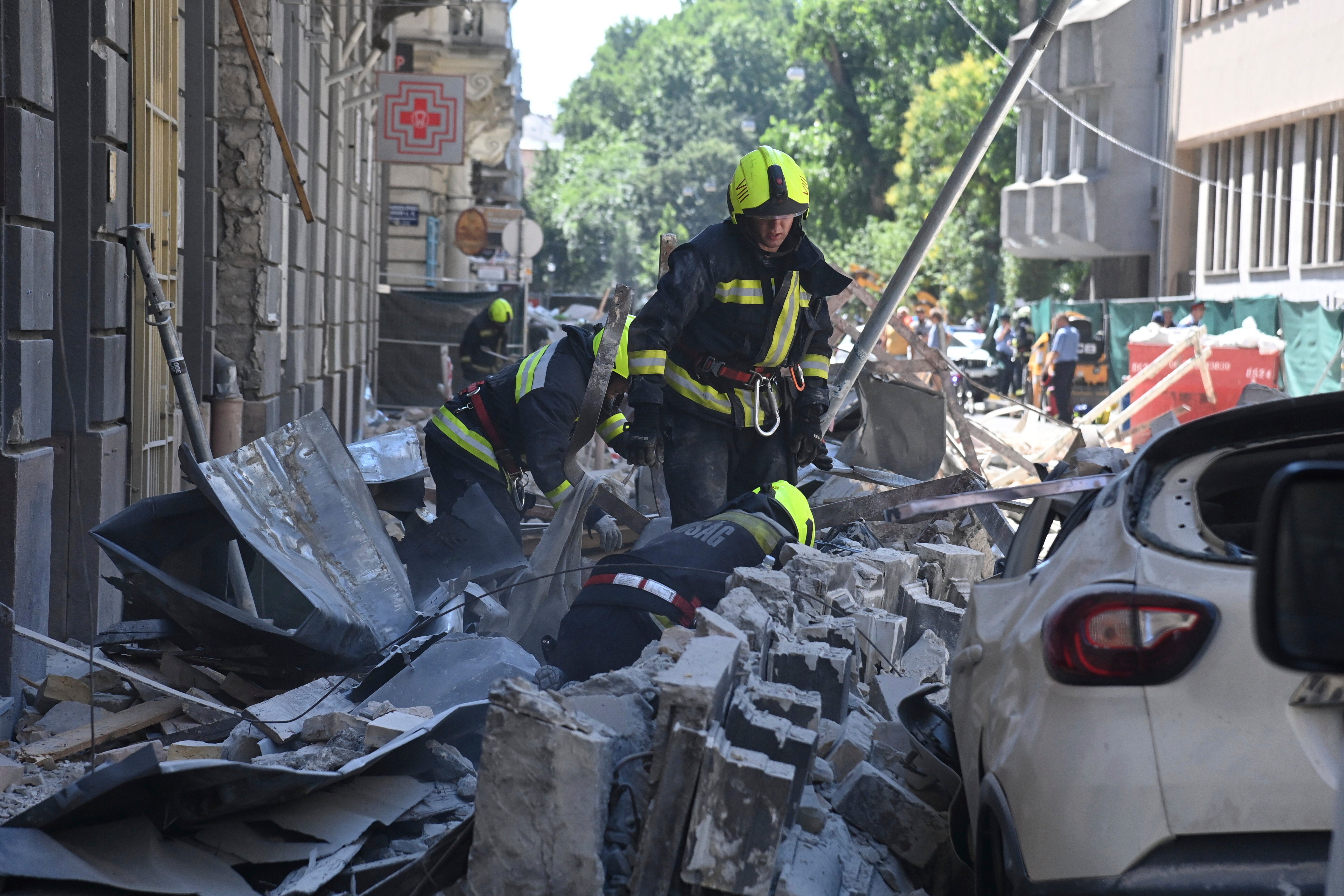 Hungary Building Collapse