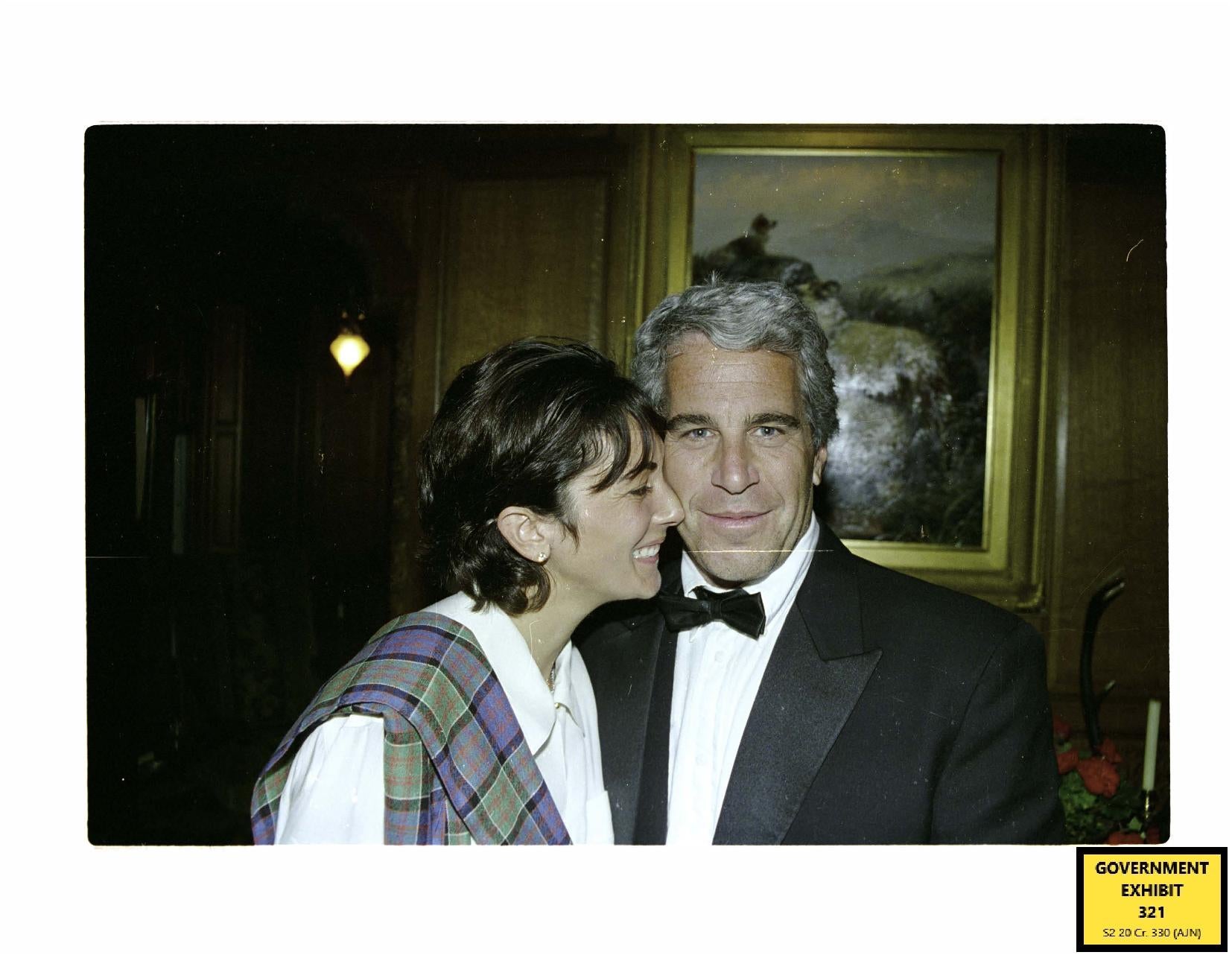 Ghislaine Maxwell with Jeffrey Epstein