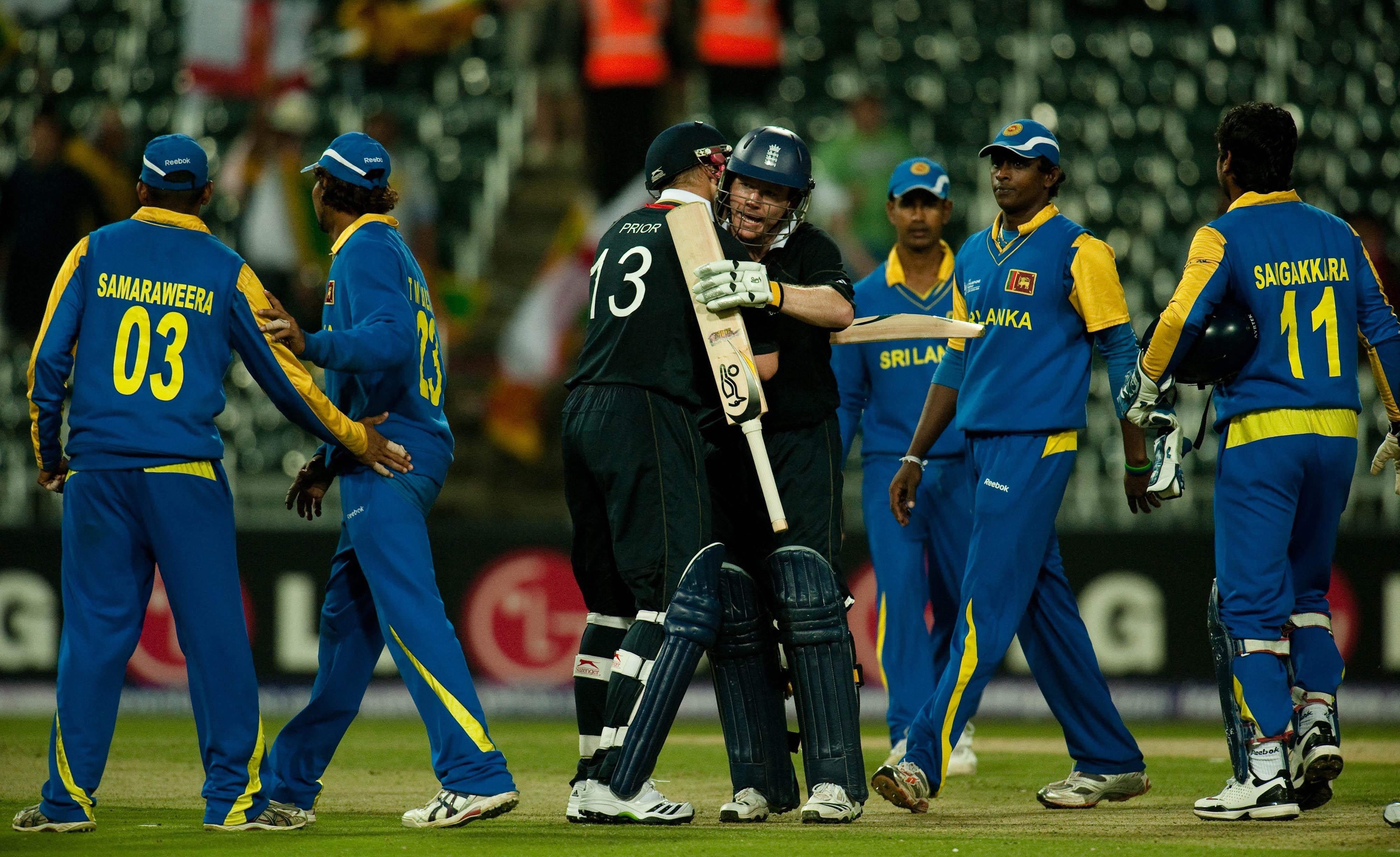 He made 62 not out as England beat Sri Lanka in the ICC Champions Trophy group stage in 2009 (Gareth Copley/PA)