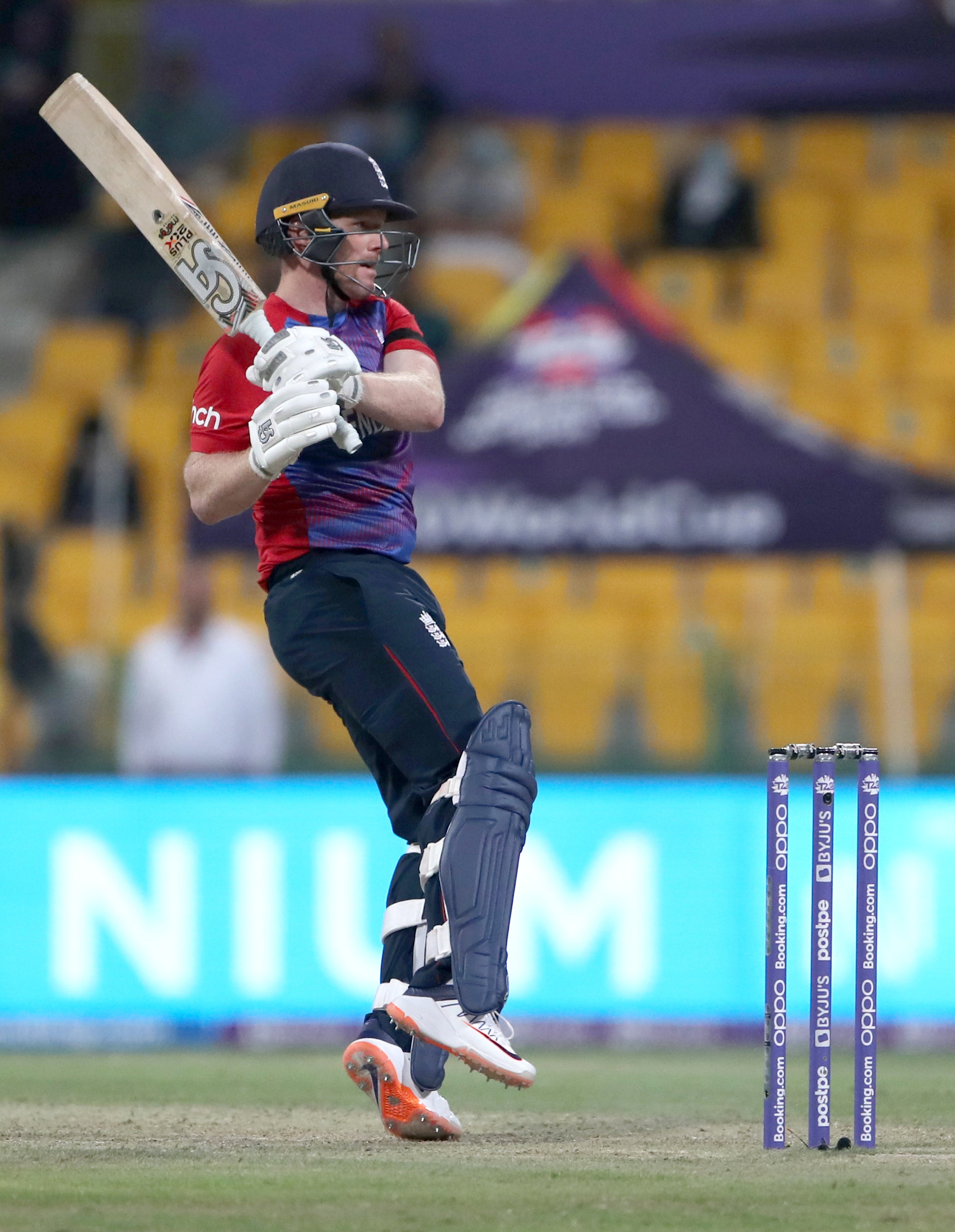 Batting in the T20 World Cup semi final against New Zealand (PA Wire)