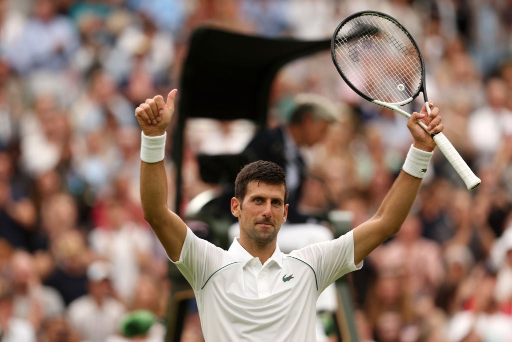 Djokovic is aiming to win a fourth consecutive Wimbledon title