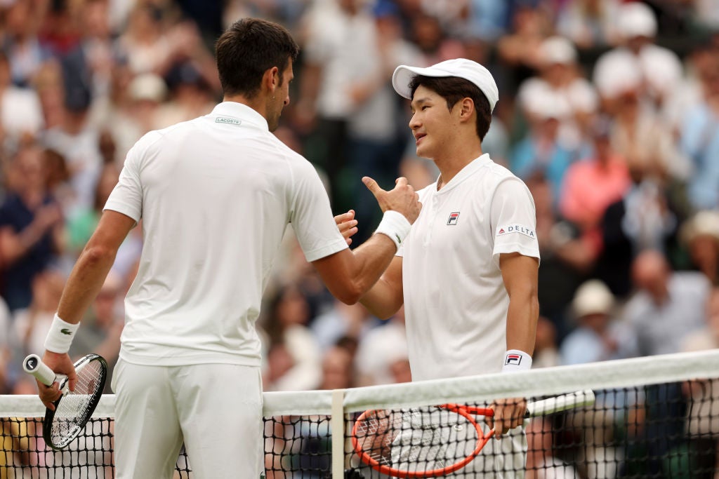 Djokovic praised Kwon for playing ‘high-quality tennis’