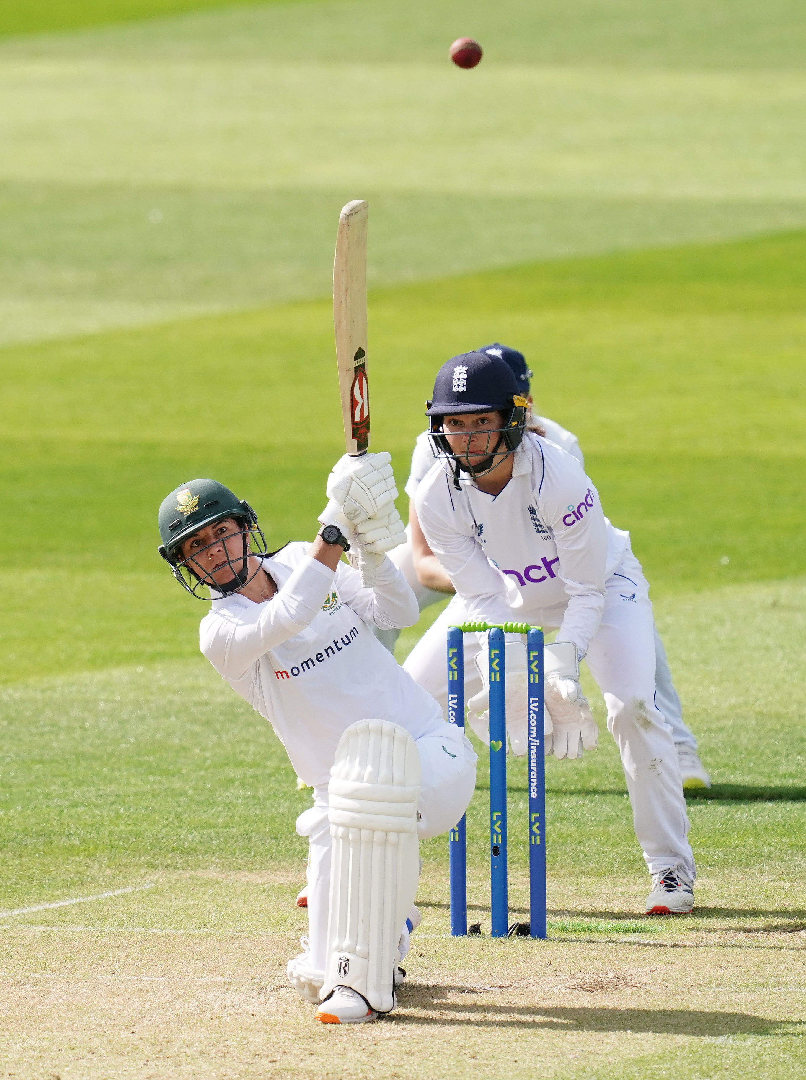 Marizanne Kapp starred with the bat as South Africa recovered from 45 for four to reach 284 all out (David Davies/PA)