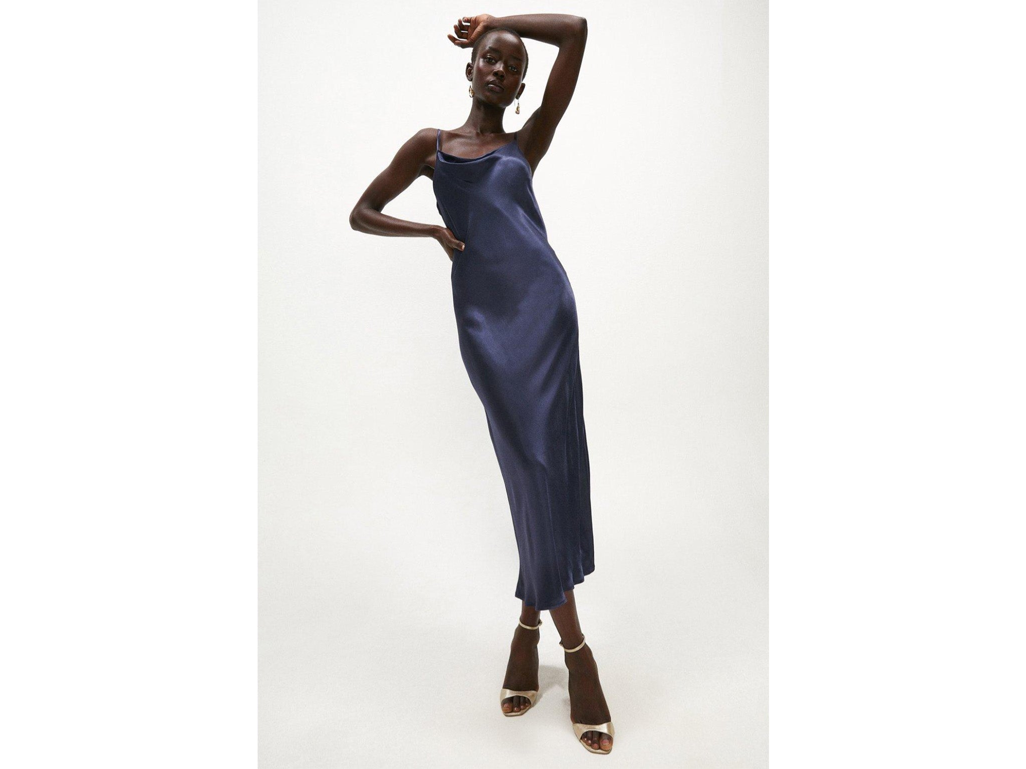 Coast satin cowl neck midi dress indybest