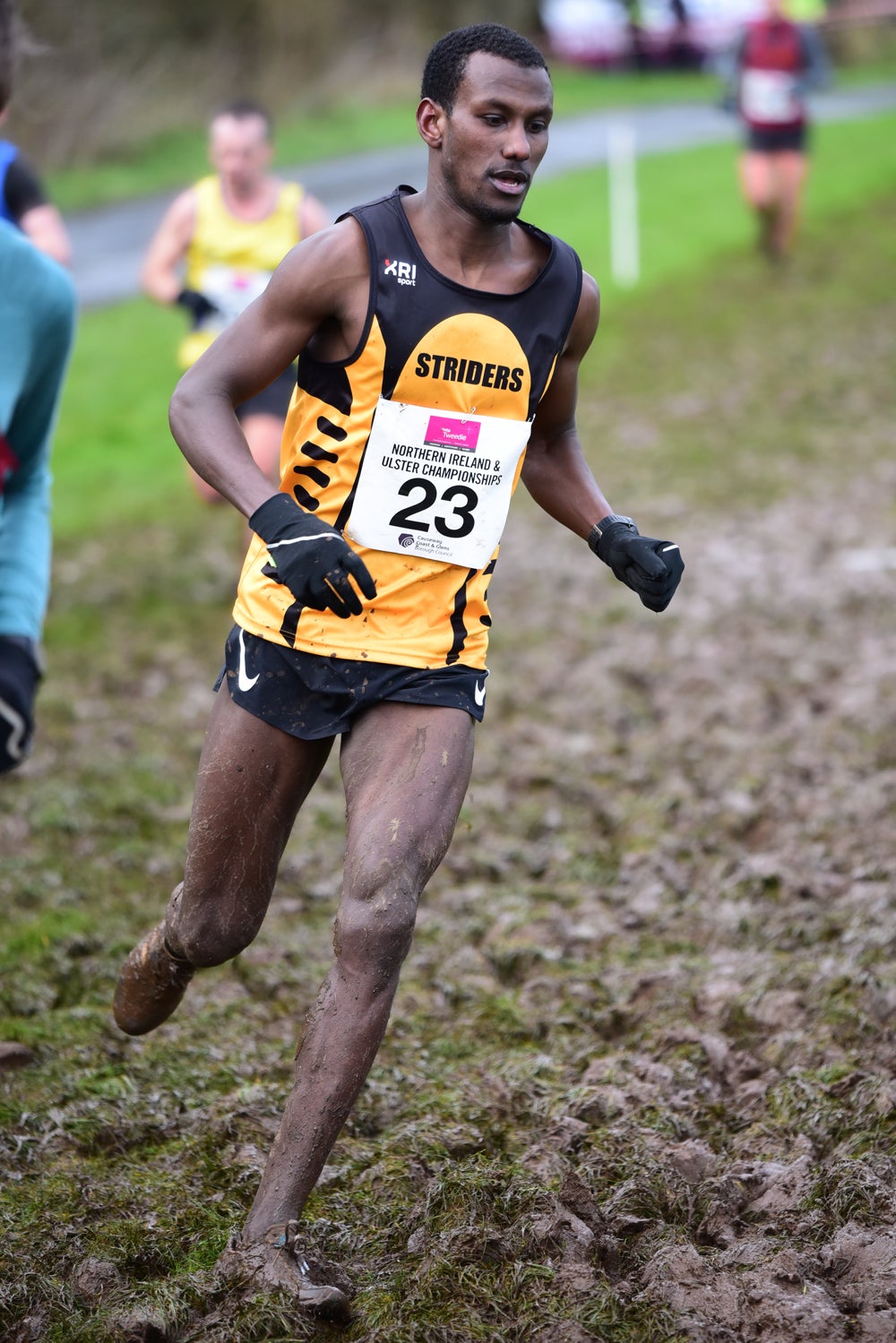 Eskander running (Paul Lawther/PA Real Life)