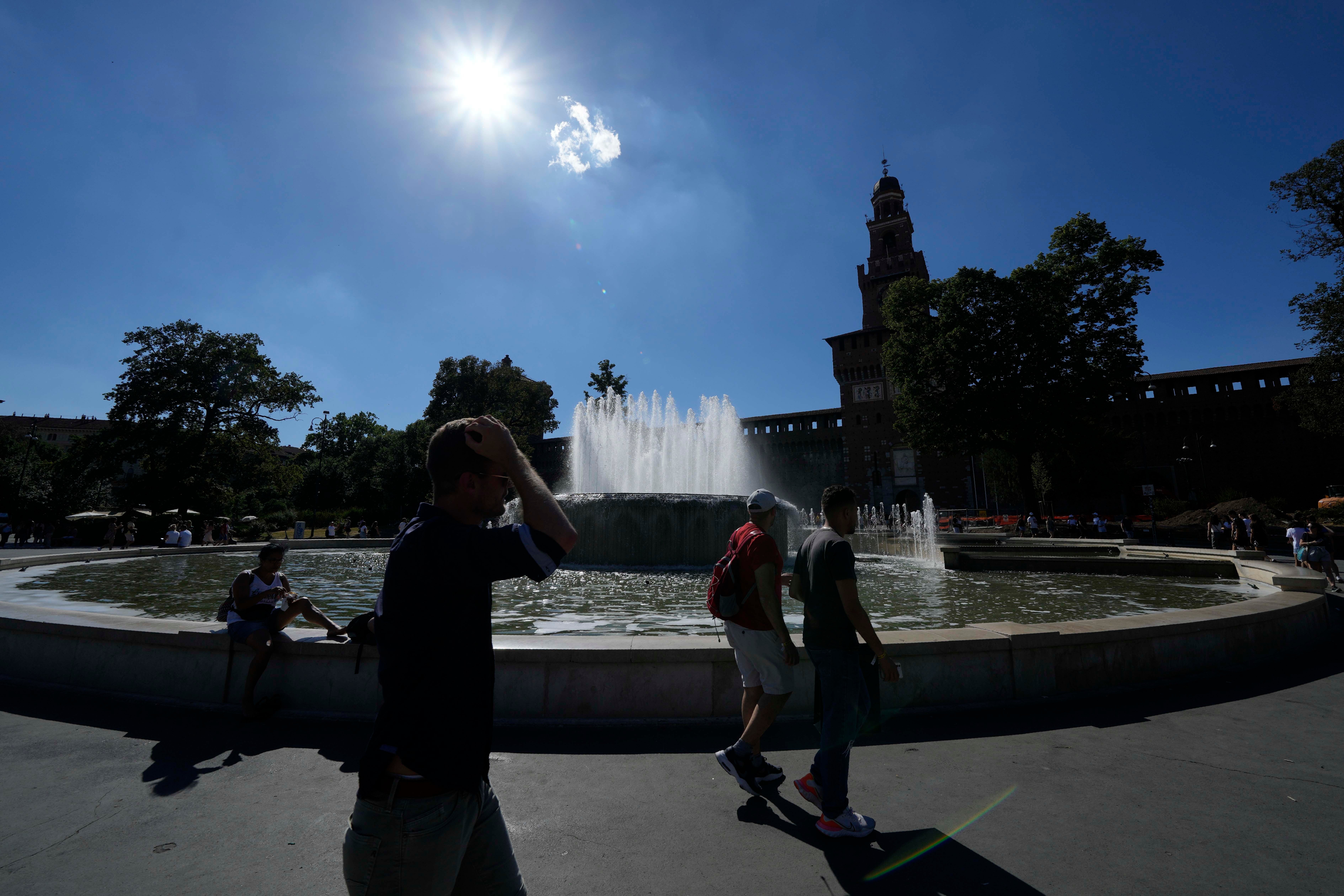 The mayor of Milan signed an ordinance Saturday turning off the city’s public decorative fountains