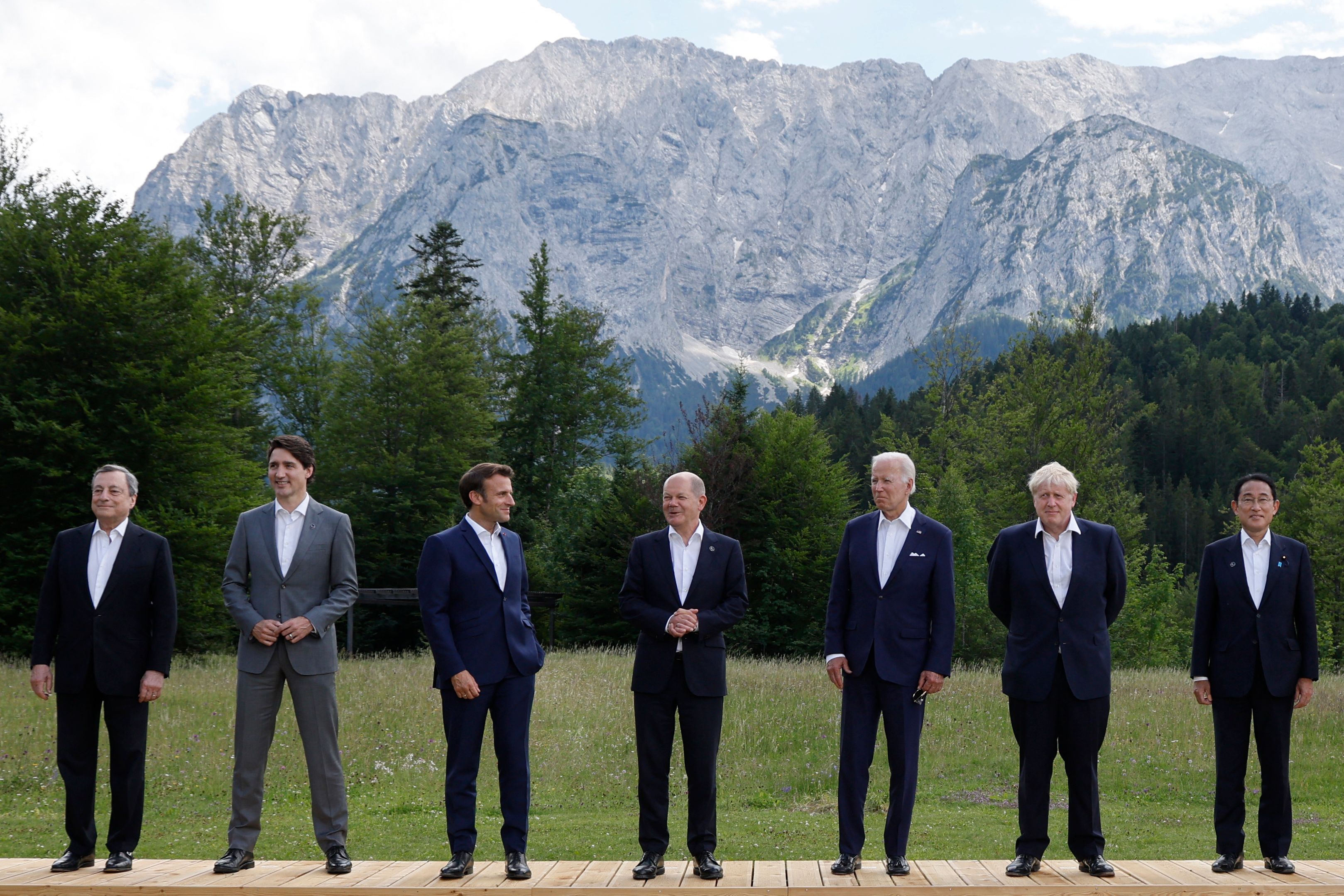 World leaders at the G7 Summit