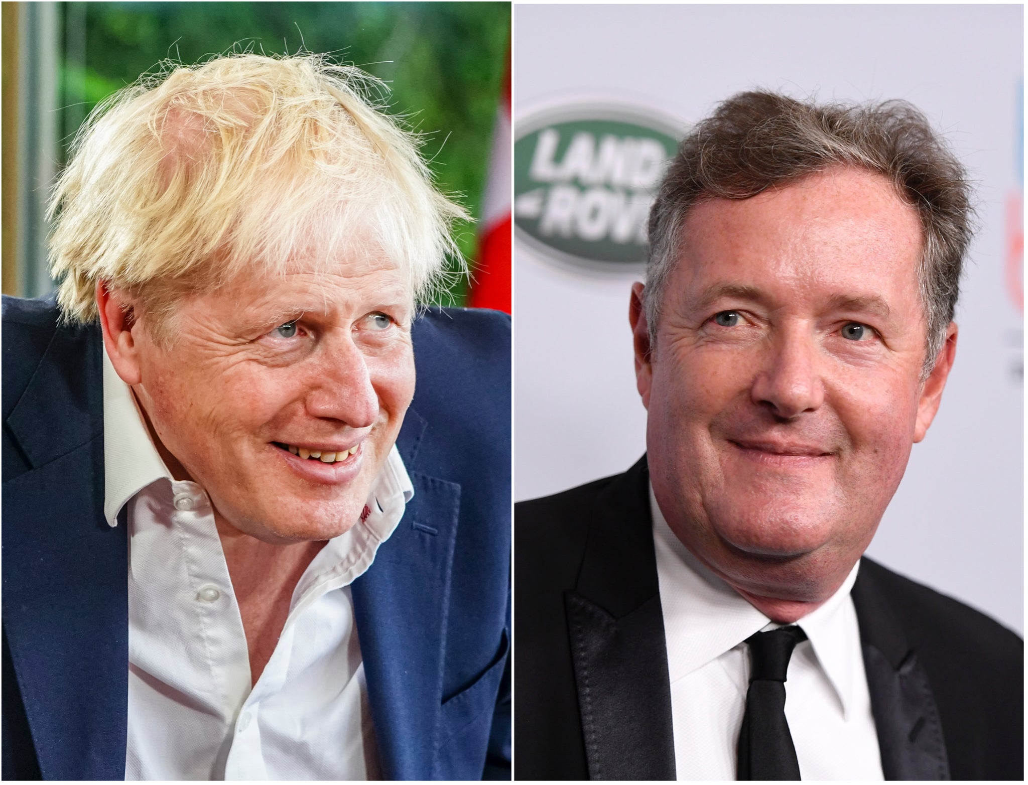 Boris Johnson and Piers Morgan