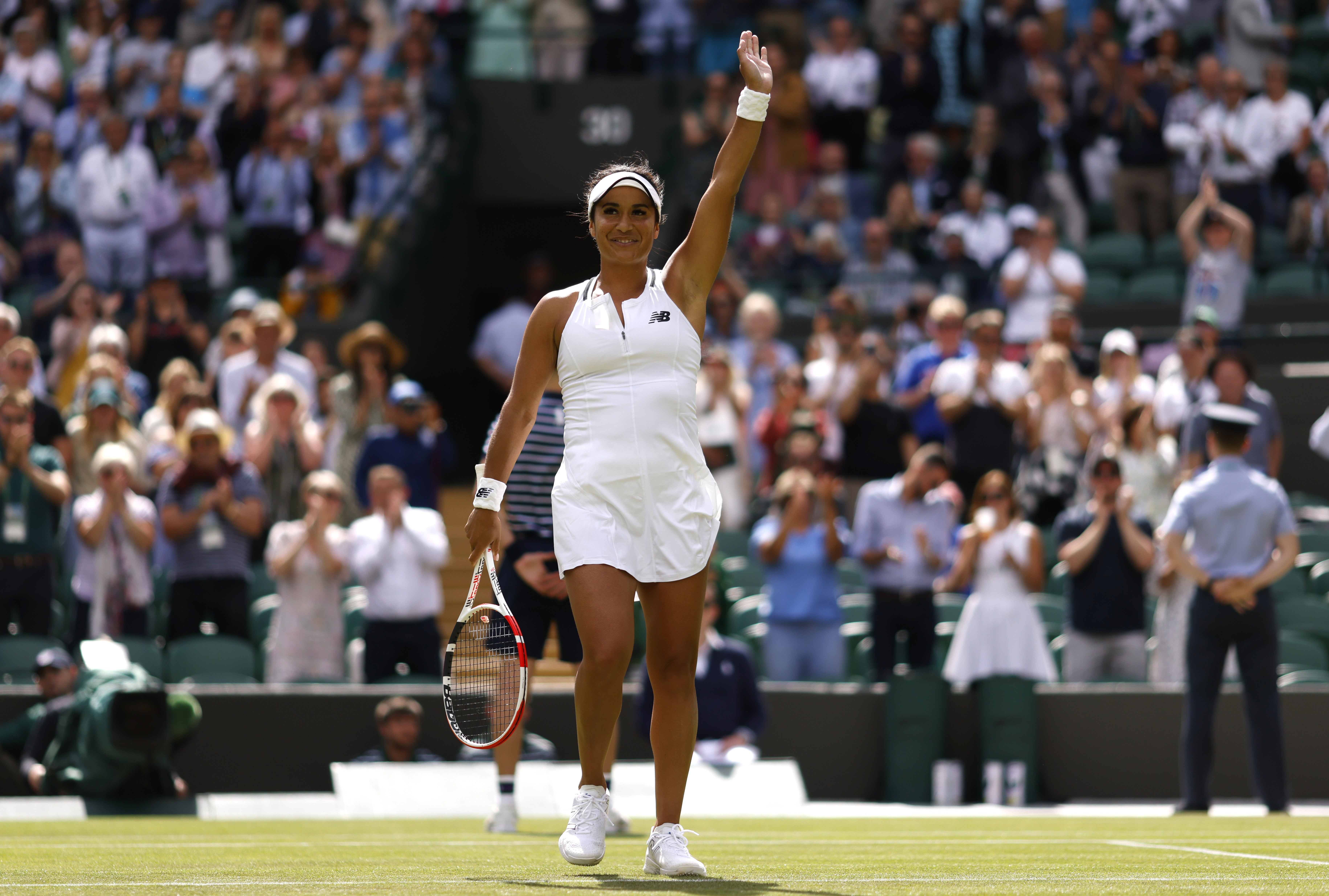 Heather Watson enjoyed her Court One outing (Steven Paston/PA)