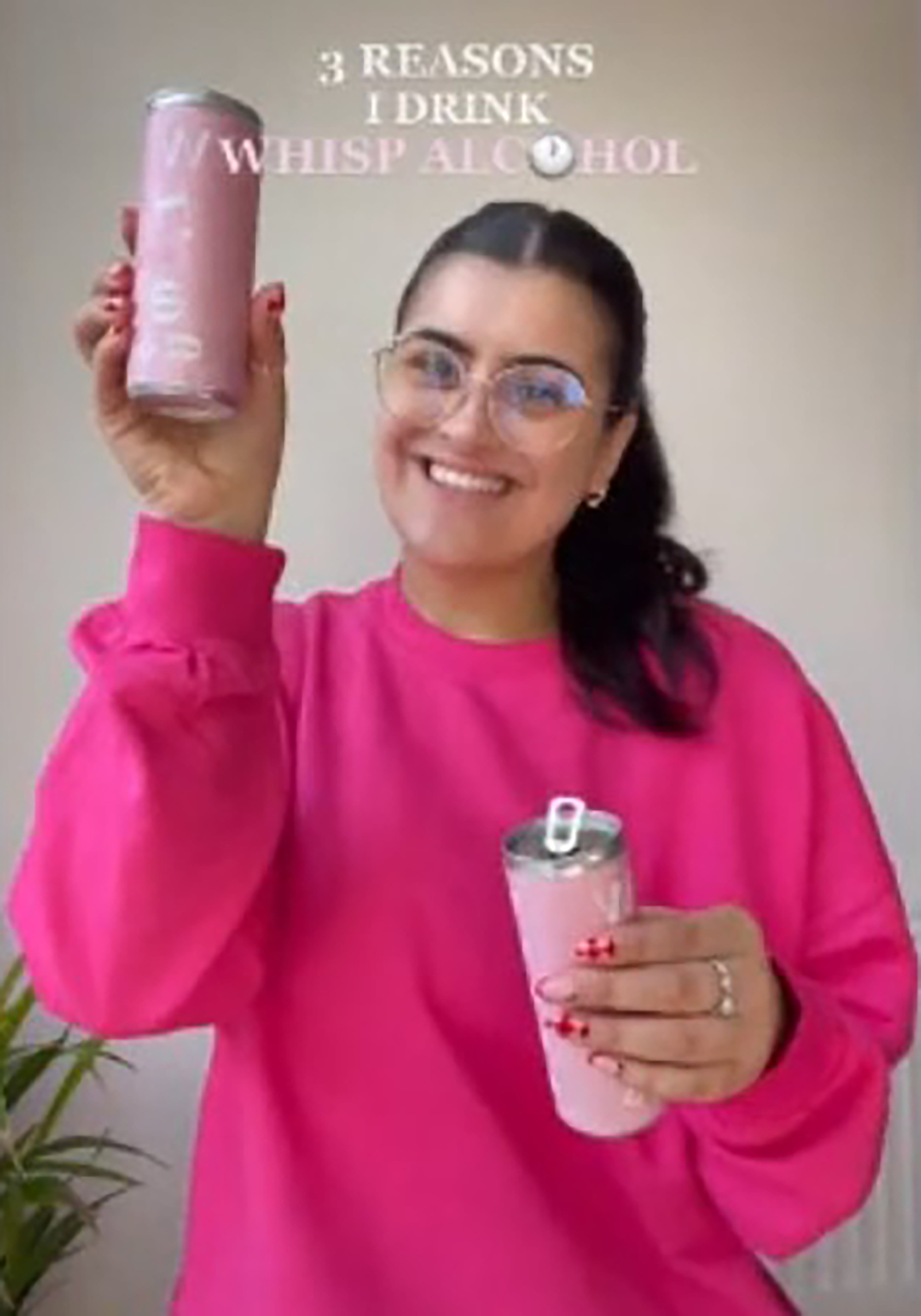 Tik-Tok video grab issued by the Advertising Standards Authority of Rosie Breen’s post (ASA/PA)