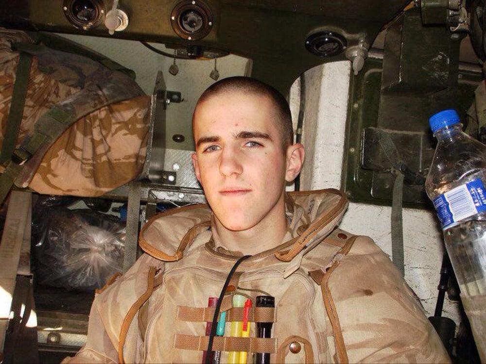 Kieran Wood, aged 18, on his first tour of Iraq between 2006 and 2007 (Collect/PA Real Life)