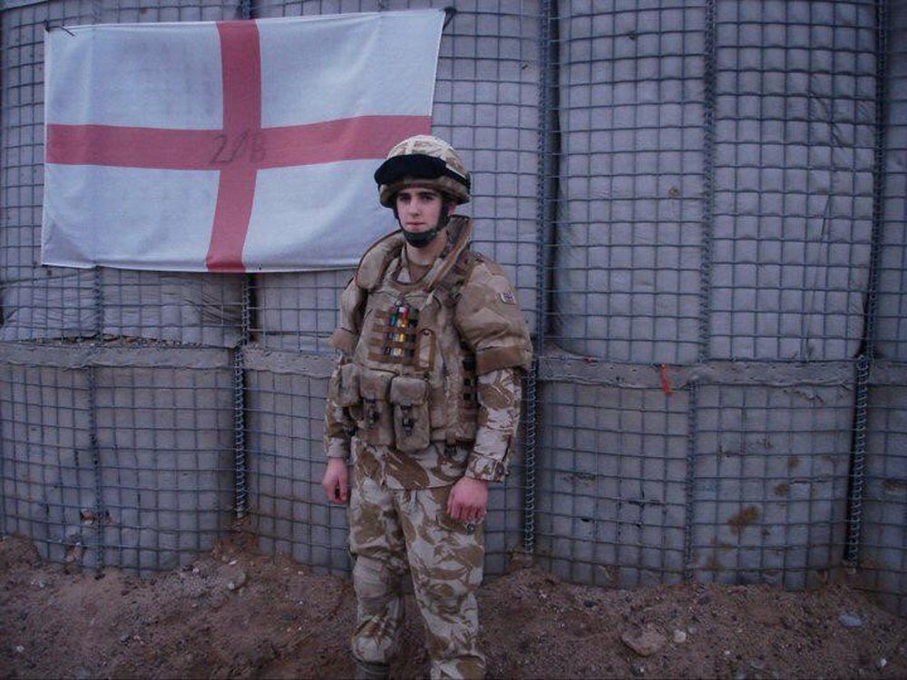 Kieran Wood, aged 18, on his first tour of Iraq between 2006 and 2007 (Collect/PA Real Life)