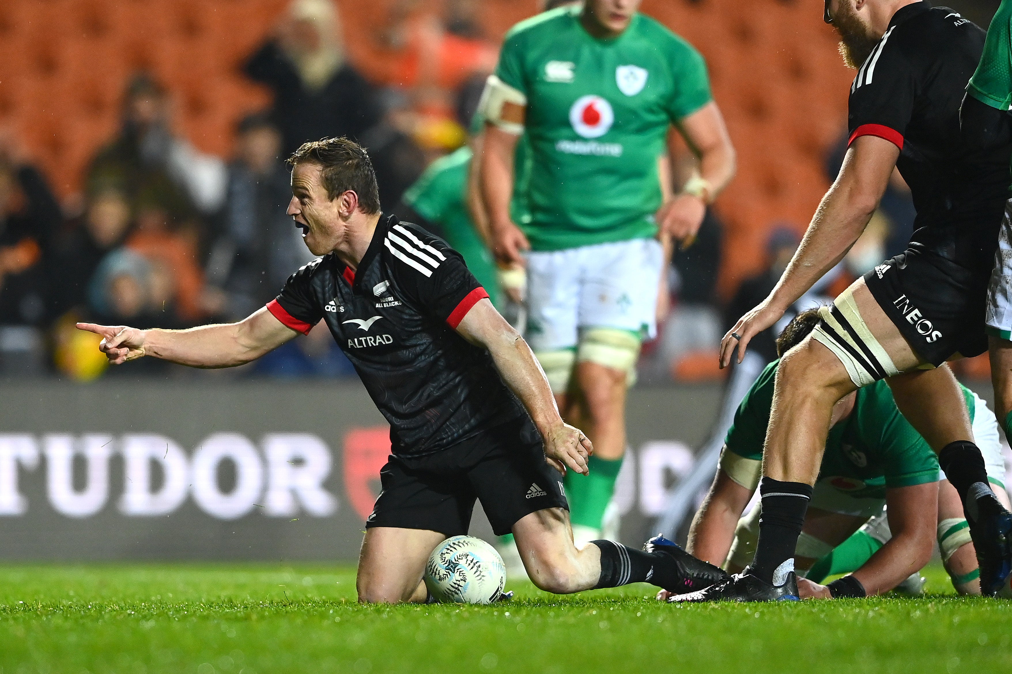 Maori All Blacks captain Brad Weber scored one of four tries for his side