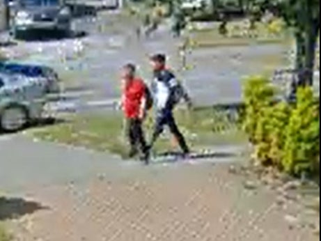 Police are looking for these two men in relation to the incident