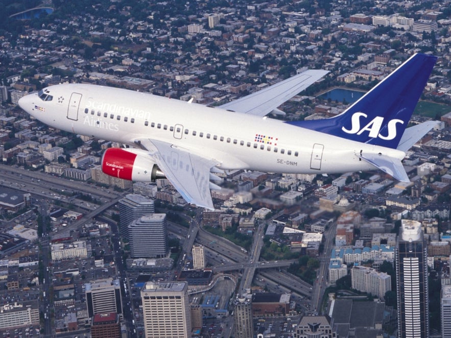 Going higher: SAS aircraft in flight