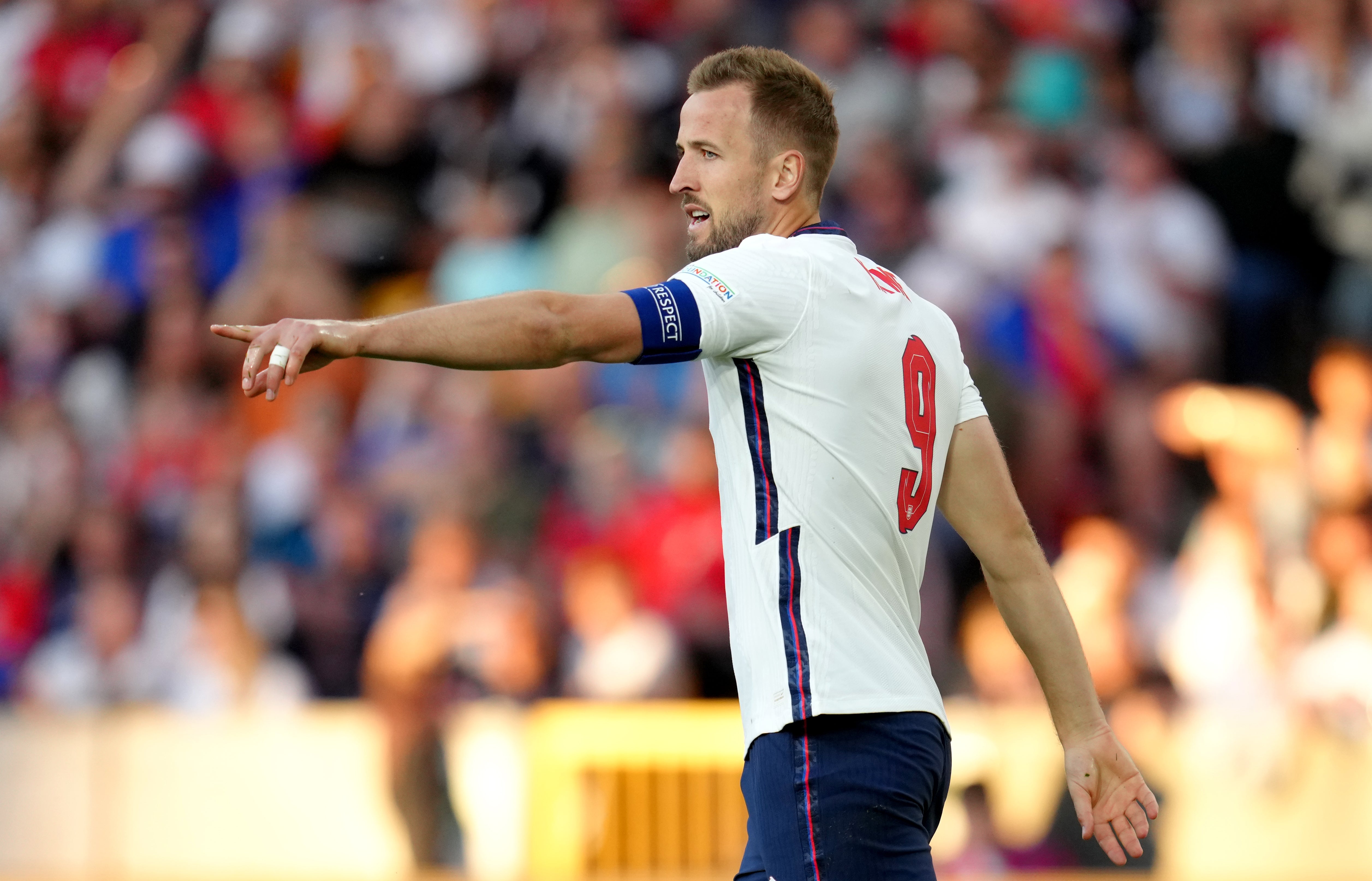 Harry Kane was working on his golf game in New York (Nick Potts/PA)