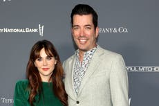 Jonathan Scott reveals text he sent to Zooey Deschanel that started their relationship
