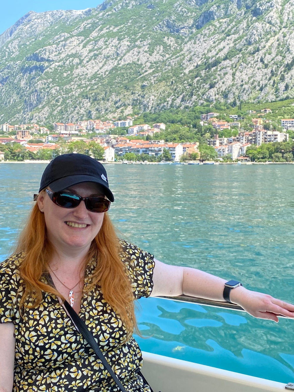 Karen Myers, 49, on holiday this year in Montenegro in May 2022 on her first solo trip since having cancer (Collect/PA Real Life)