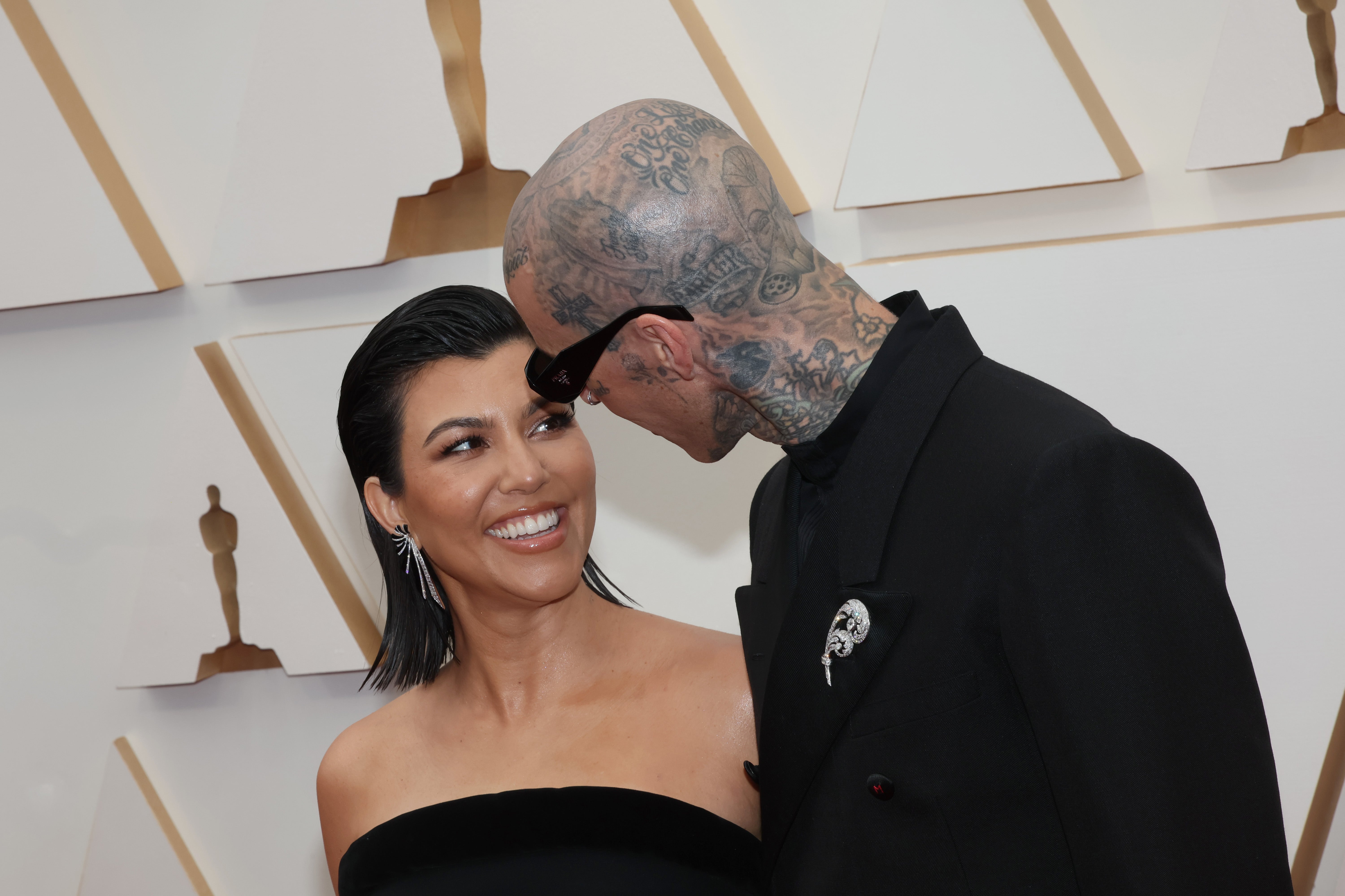 Kourtney Kardashian and Travis Barker in March 2022