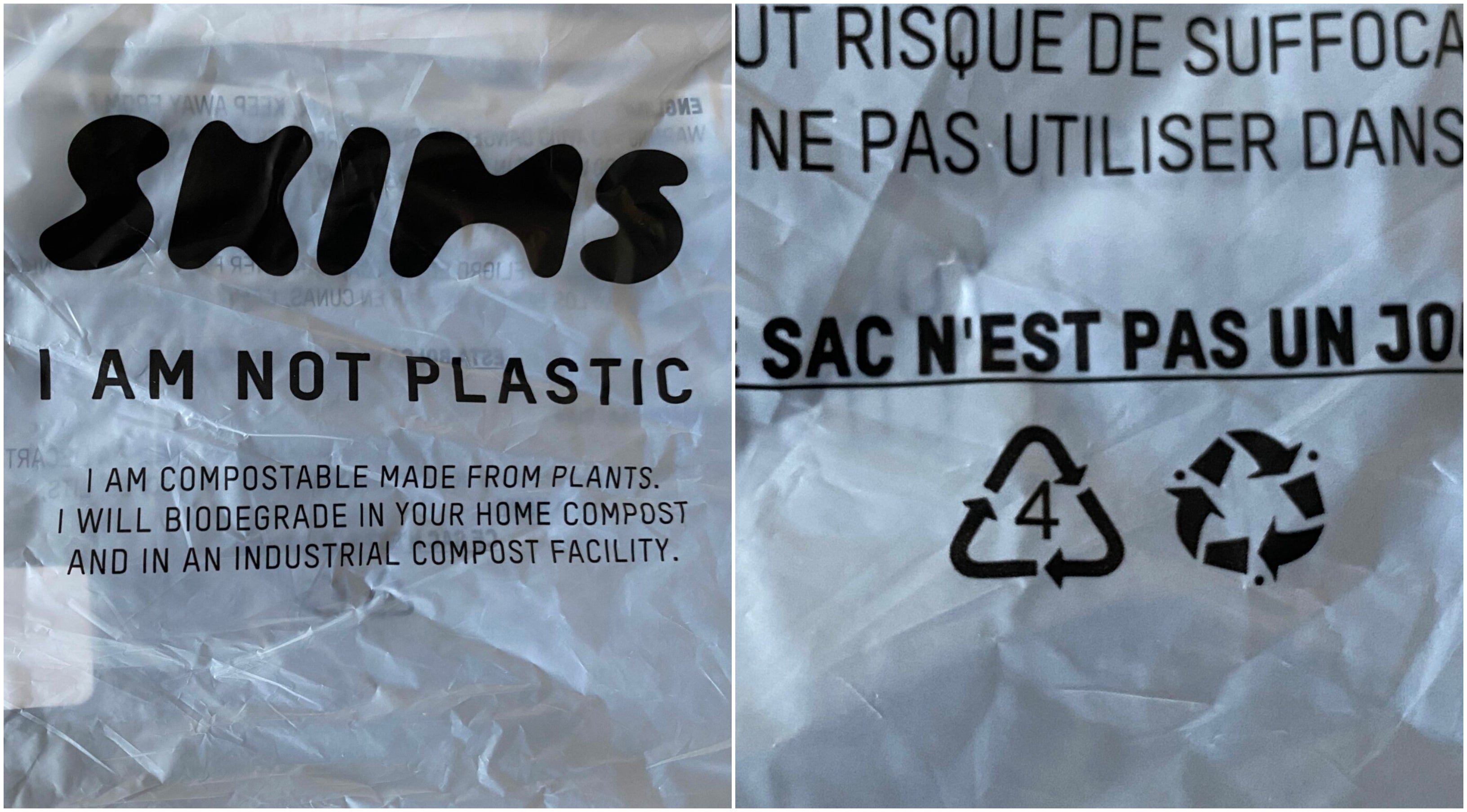 The claims made on SKIMS packaging