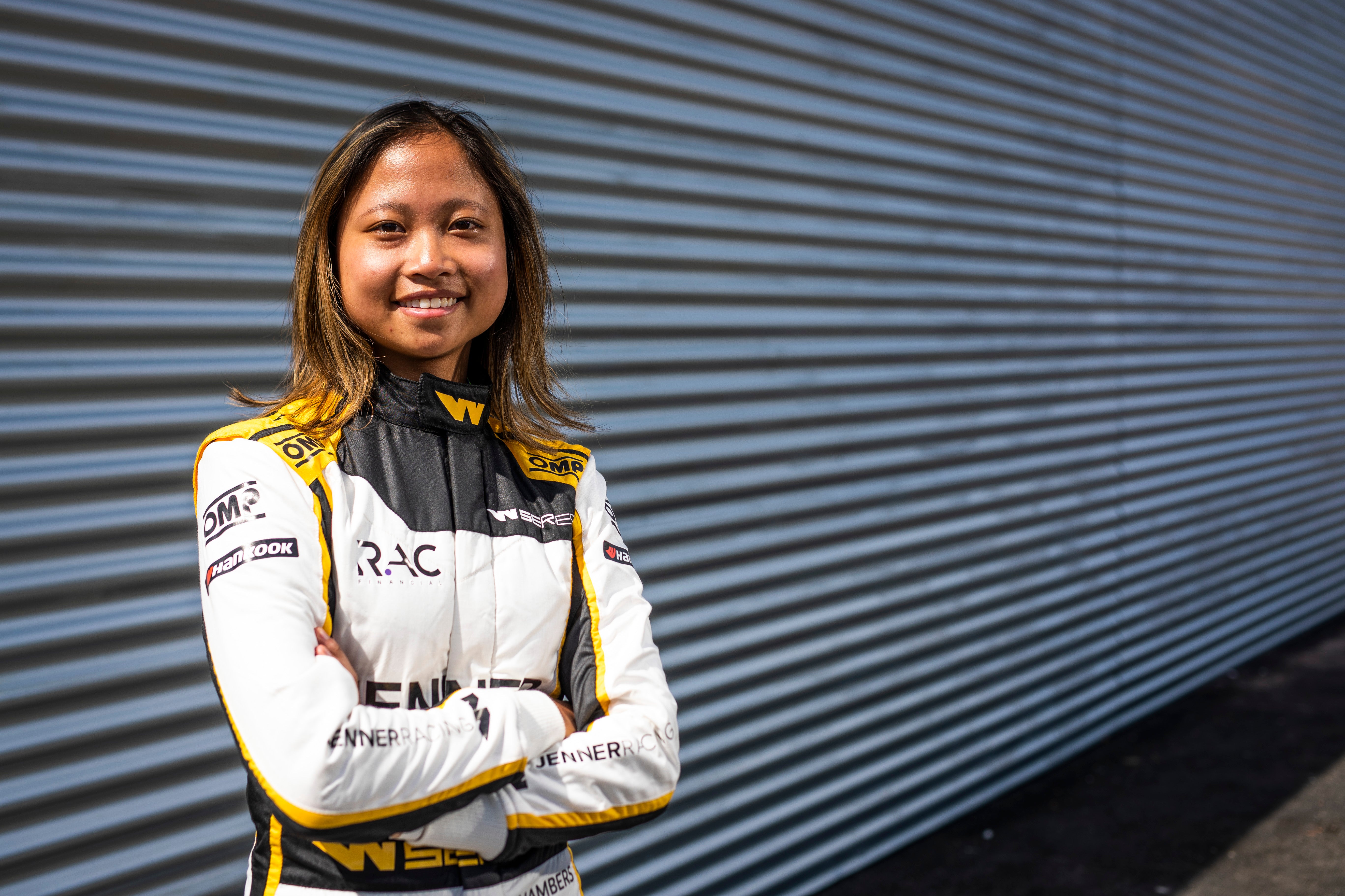 Chloe Chambers will be competing at Silverstone this weekend