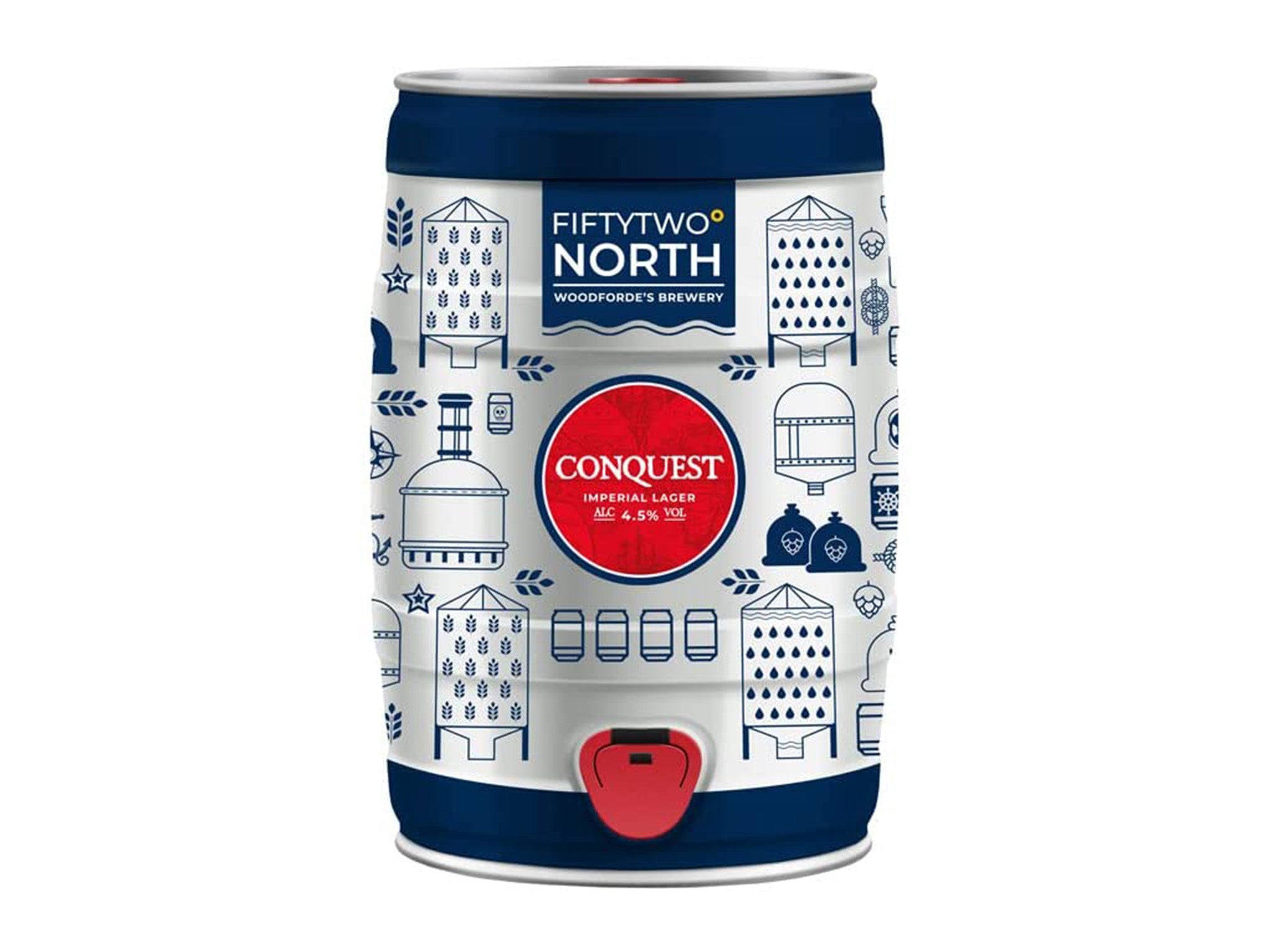 Fiftytwo Degrees North conquest imperial lager