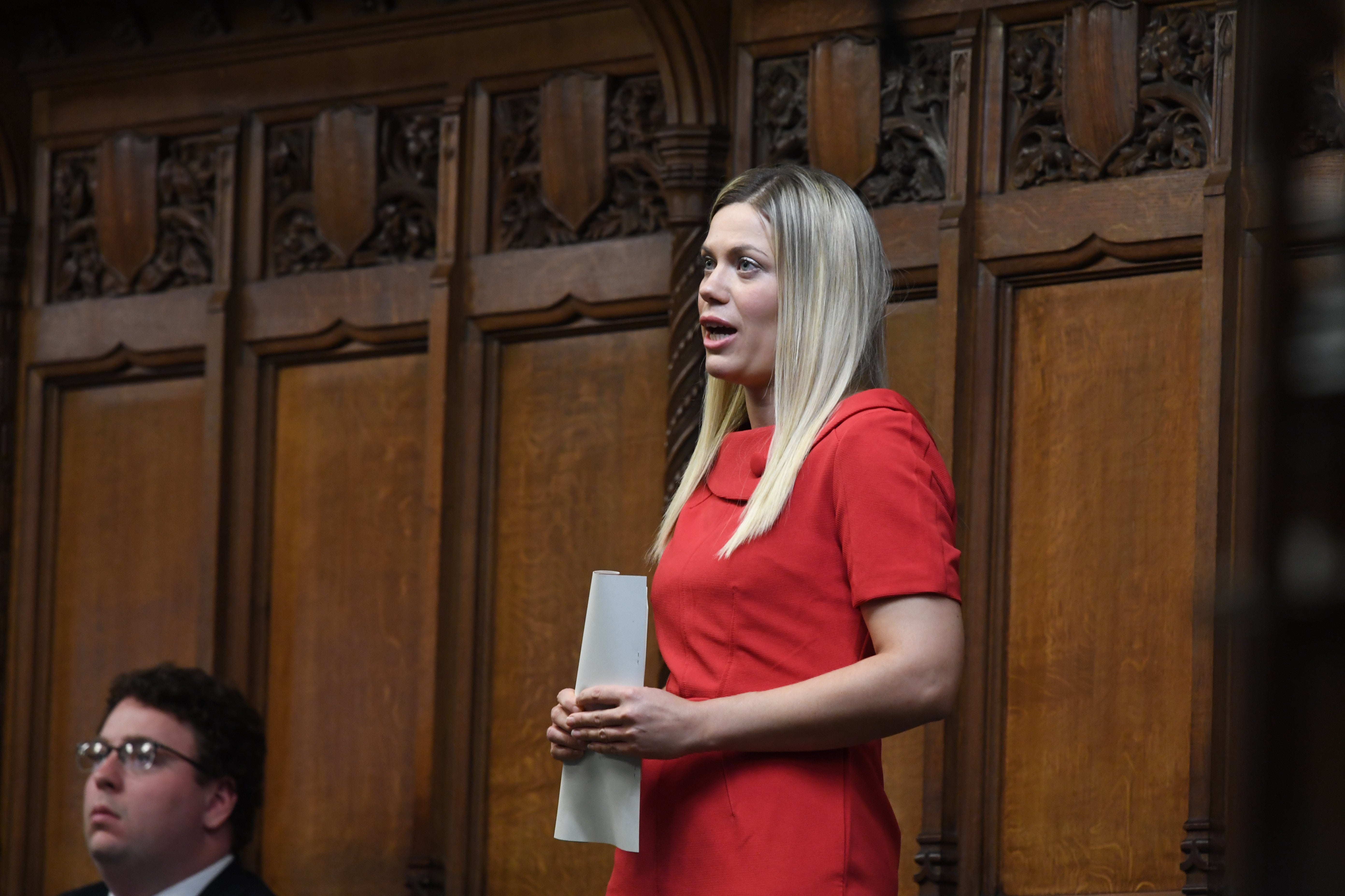 Miriam Cates during Prime Minister’s Questions (UK Parliament/Jessica Taylor)