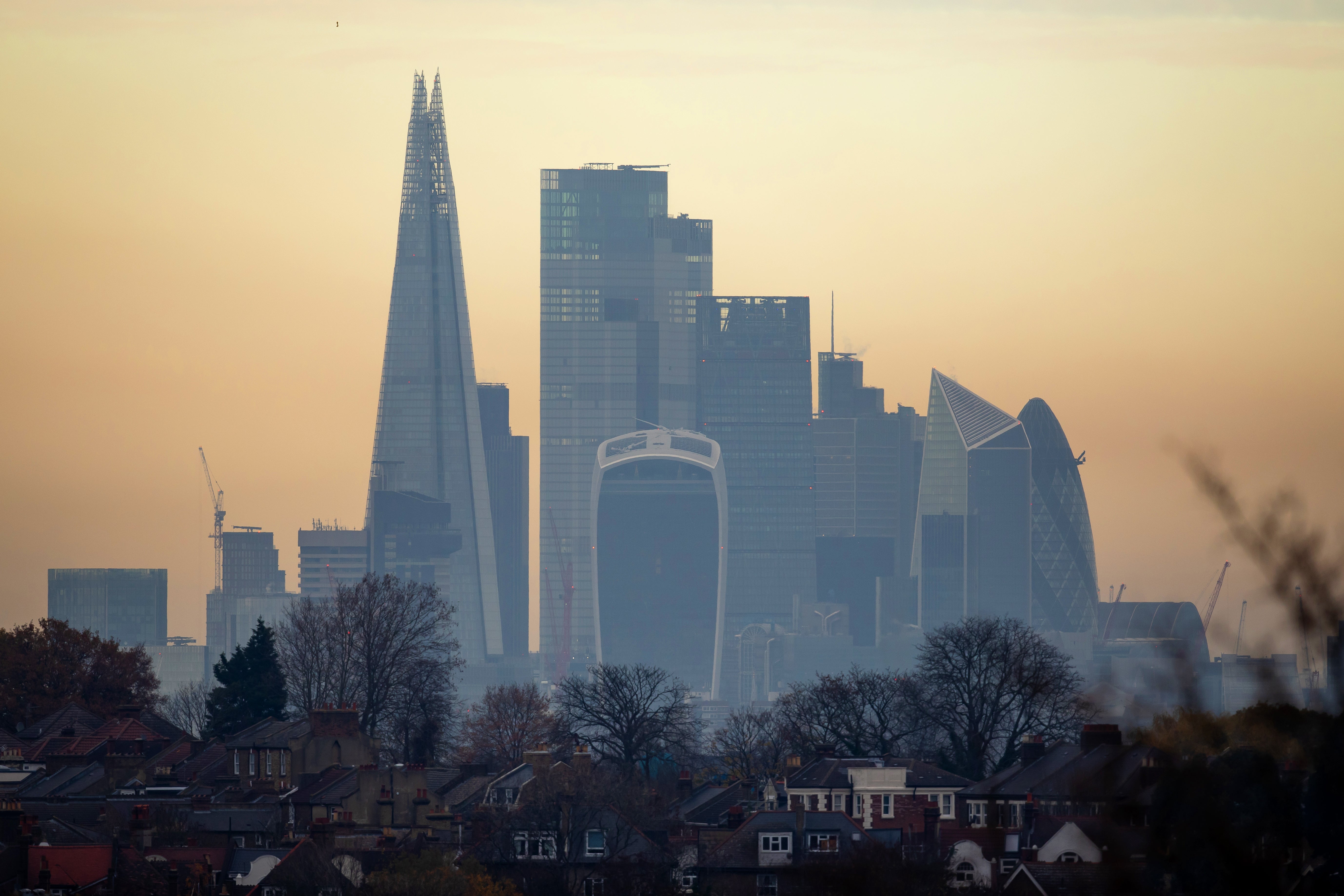 London markets slid on Thursday (Aaron Chown/PA)