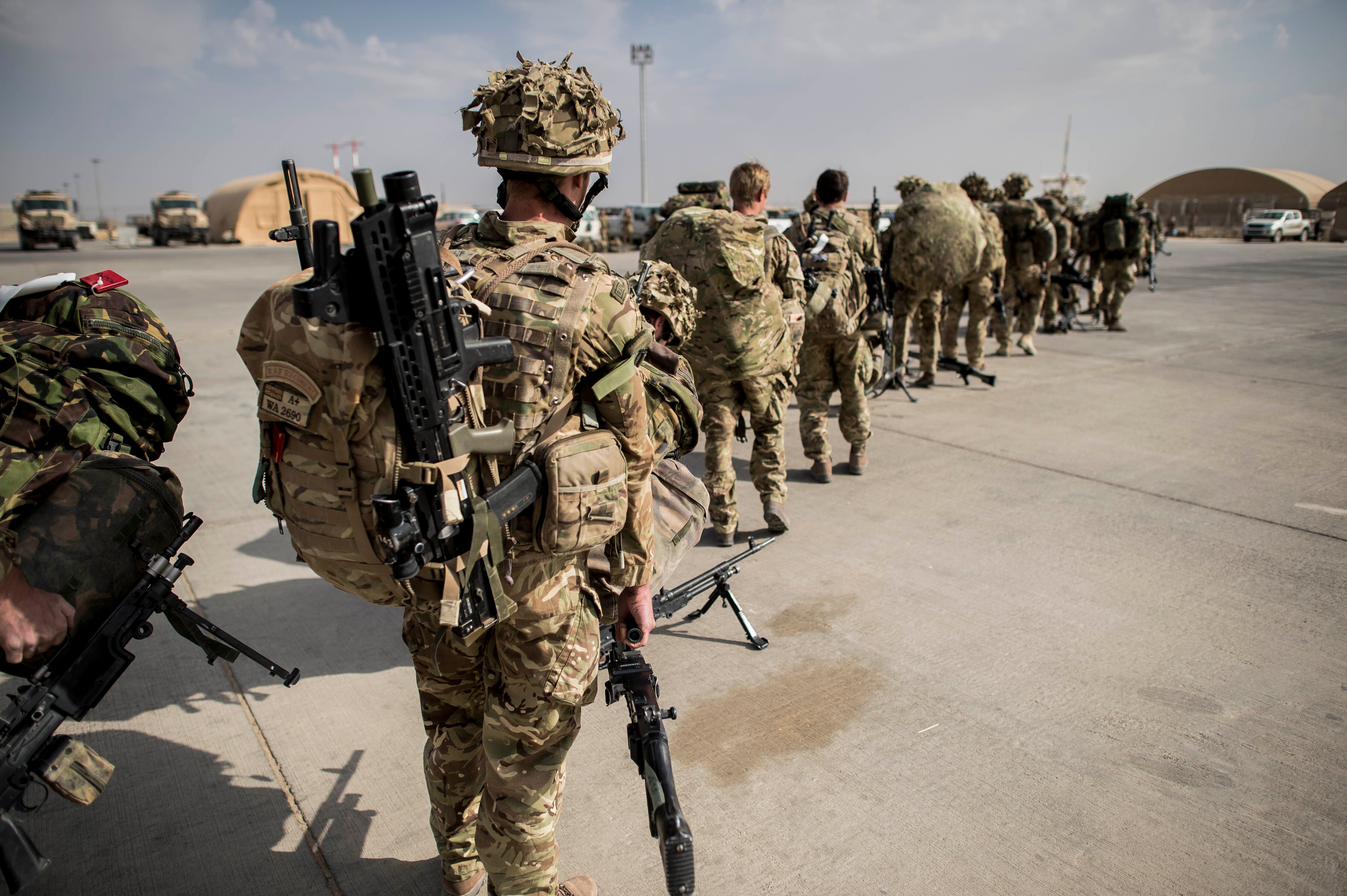 British Army troops left Afghanistan last year, but left behind many of their Afghan colleagues