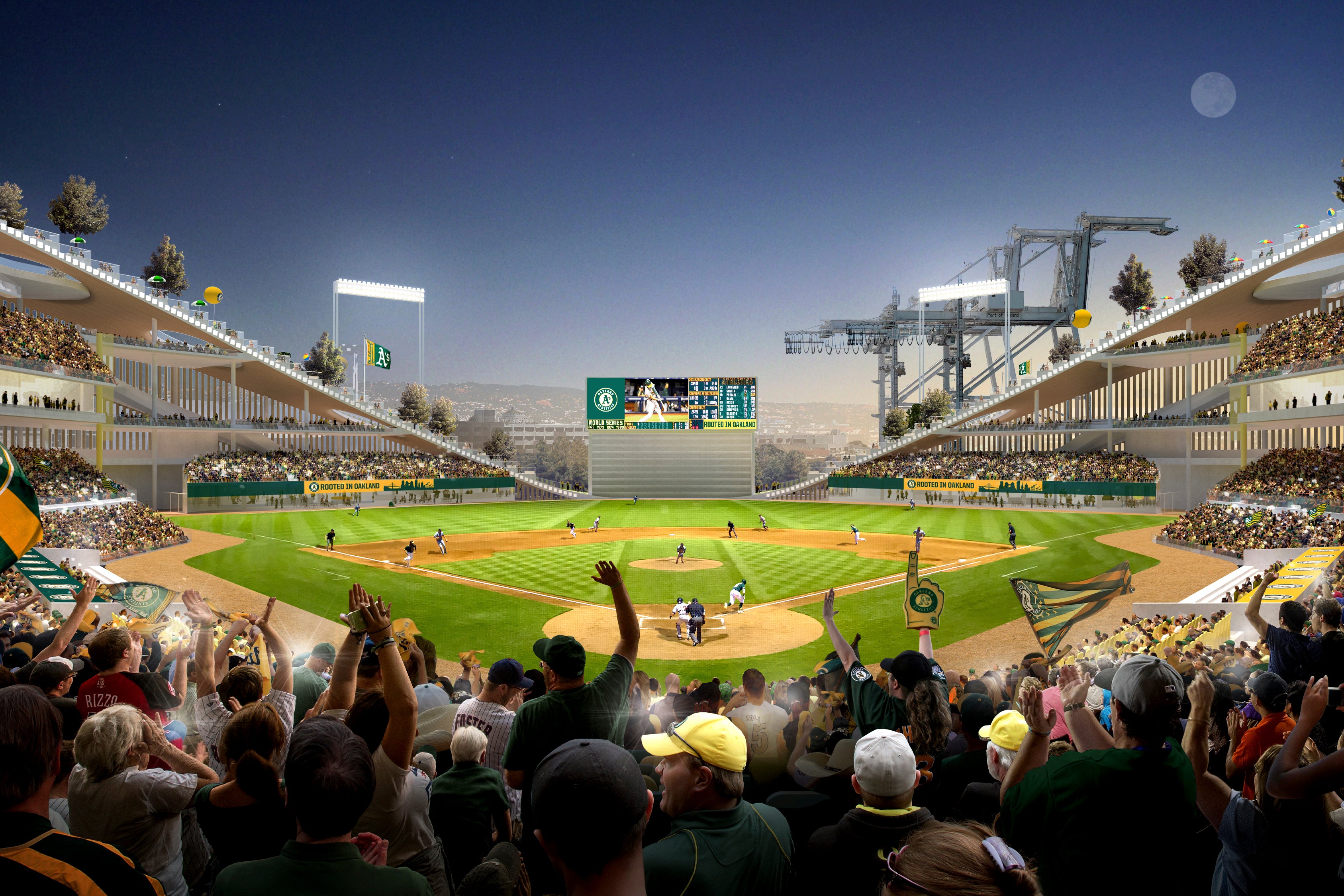 Athletics Ballpark Baseball