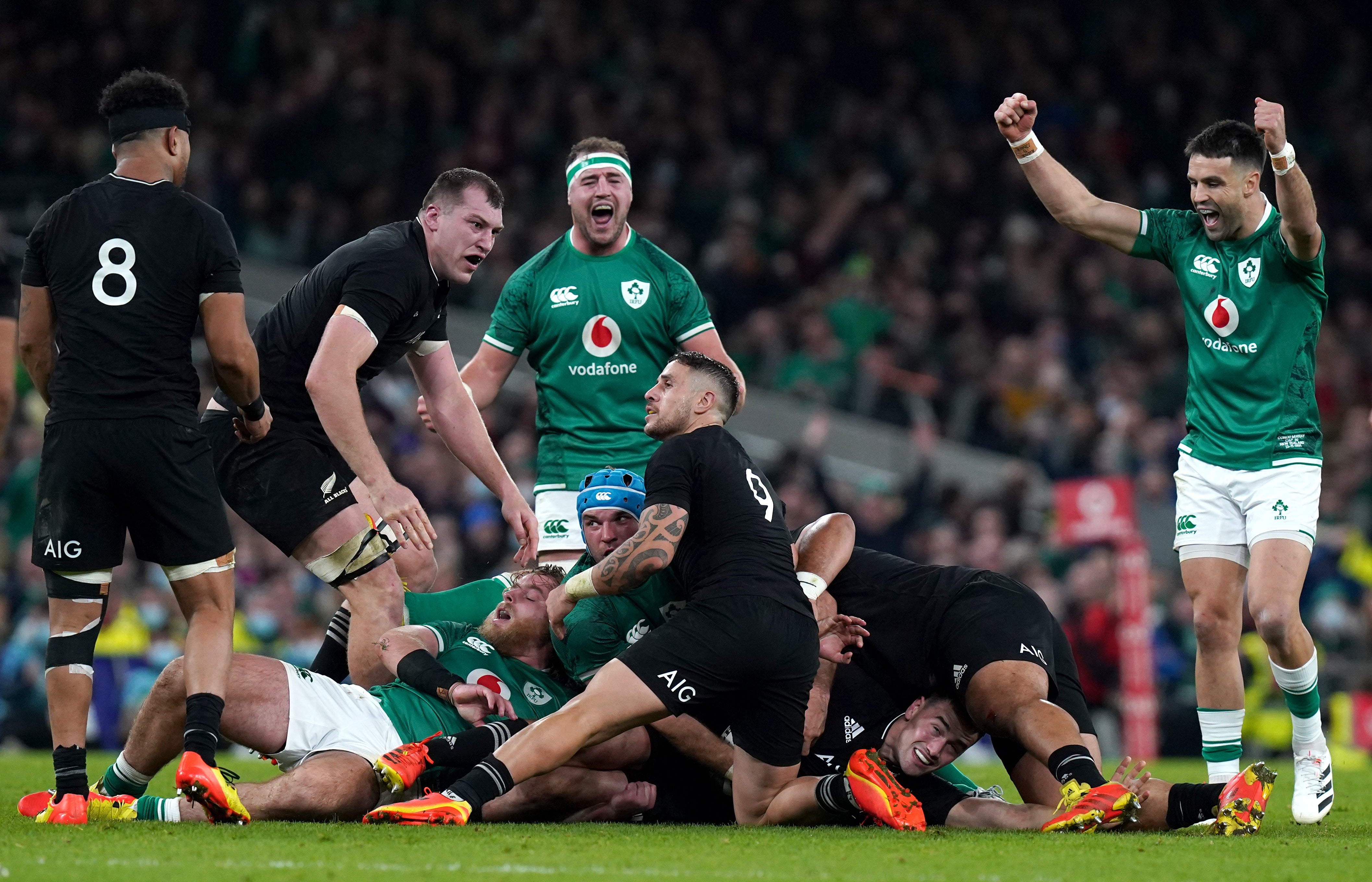 Ireland defeated New Zealand in November (Niall Carson/PA)