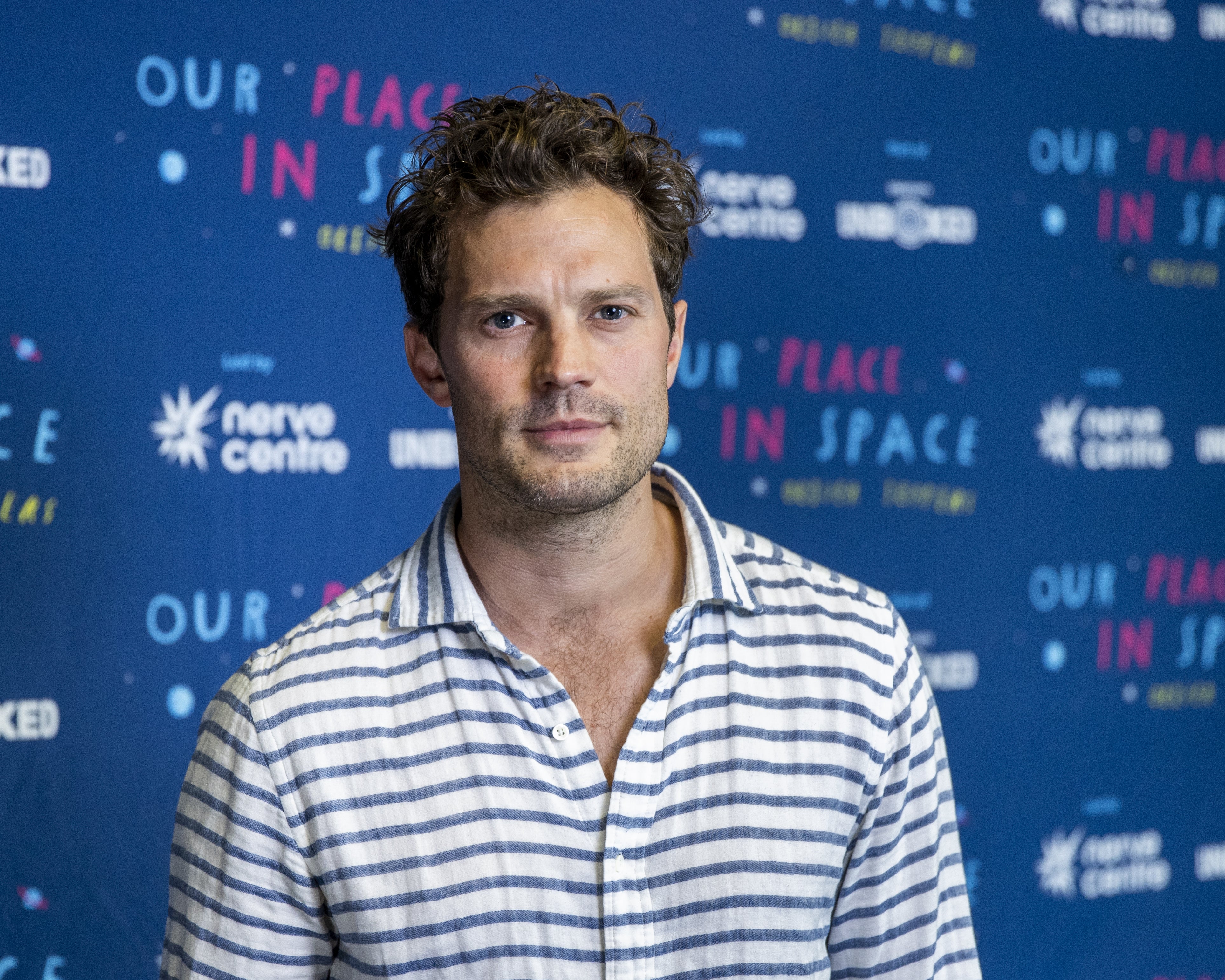 Jamie Dornan at the Lyric Theatre in Belfast (Liam McBurney/PA)