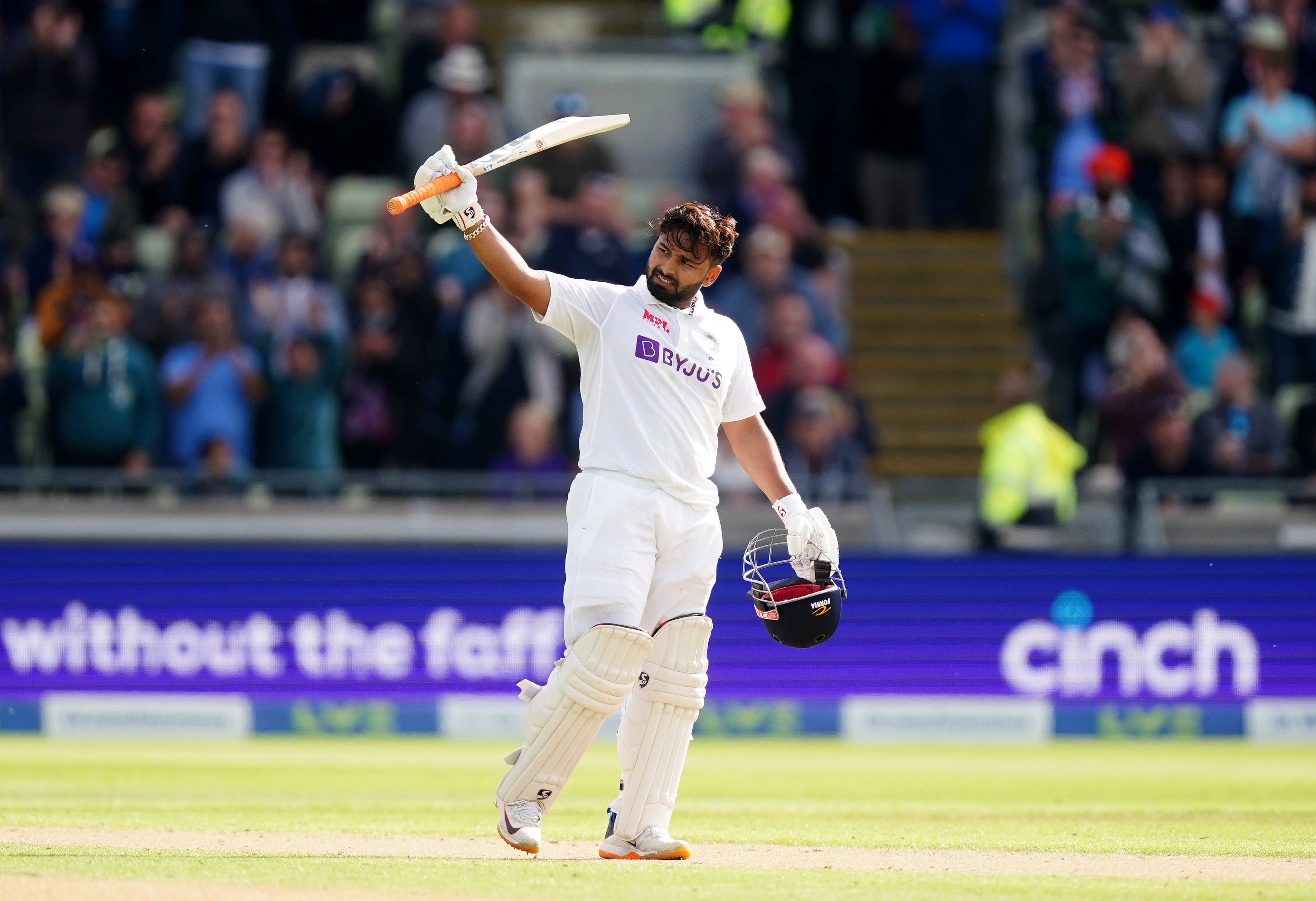 Rishabh Pant shone for India (Mike Egerton/PA)