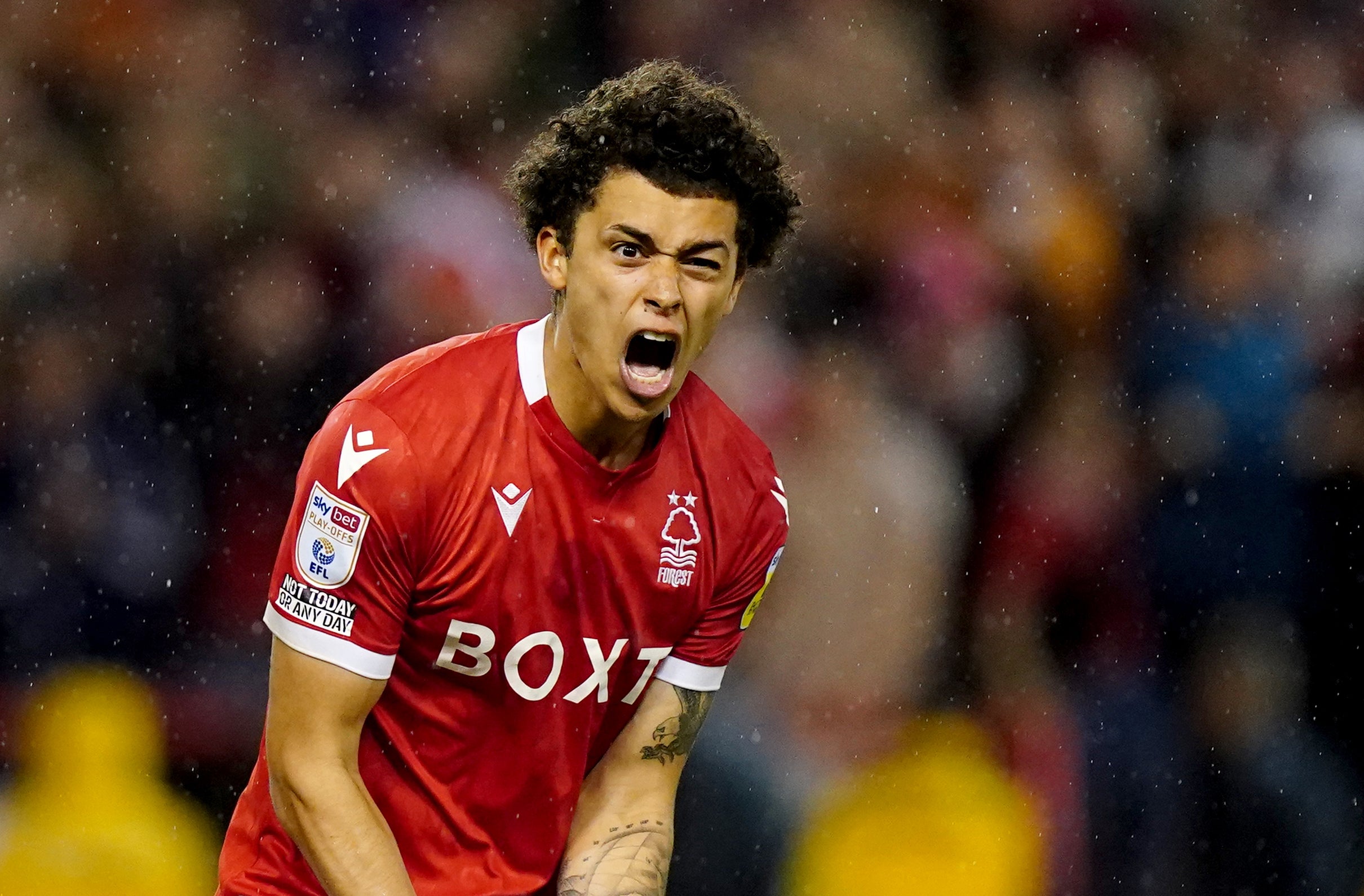 Brennan Johnson has signed a new contract to stay at Nottingham Forest (Mike Egerton/PA)