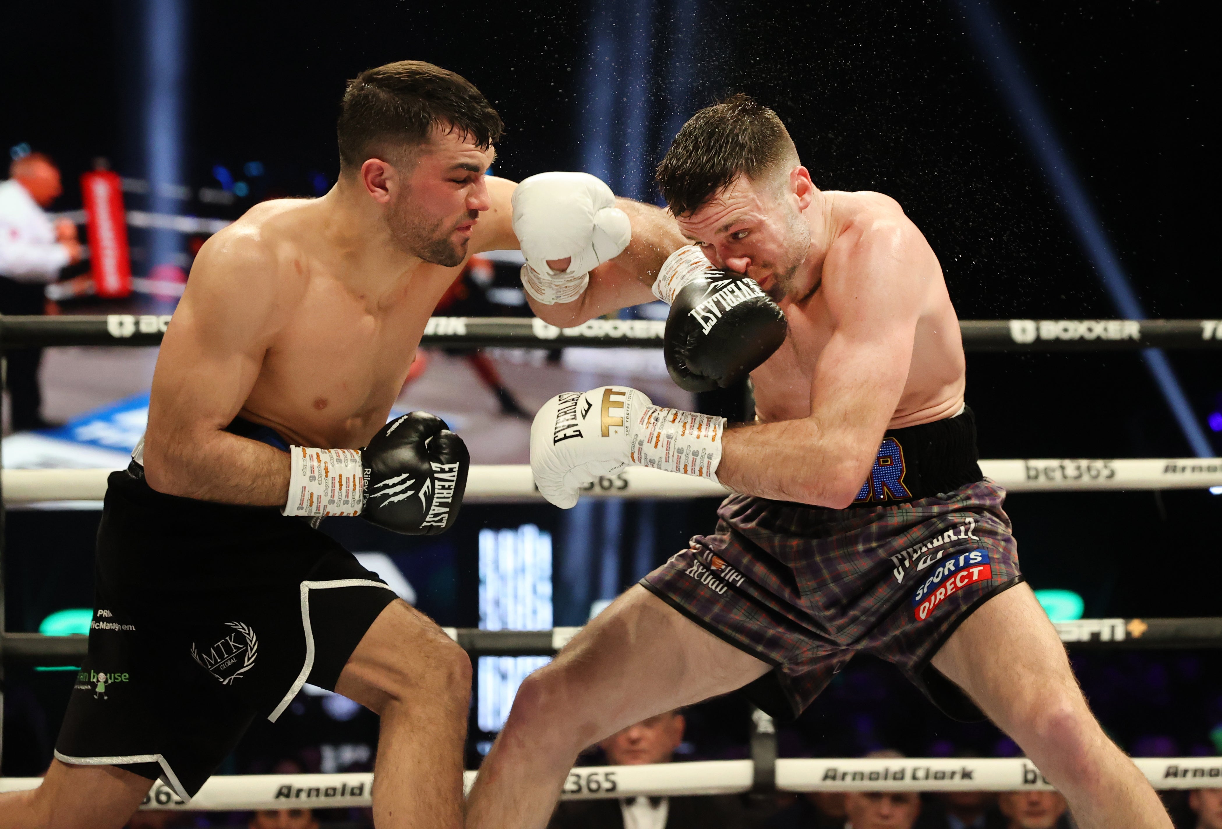 Catterall (left) lost a hotly-disputed split decision to Taylor in 2022 (Steve Welsh/PA)