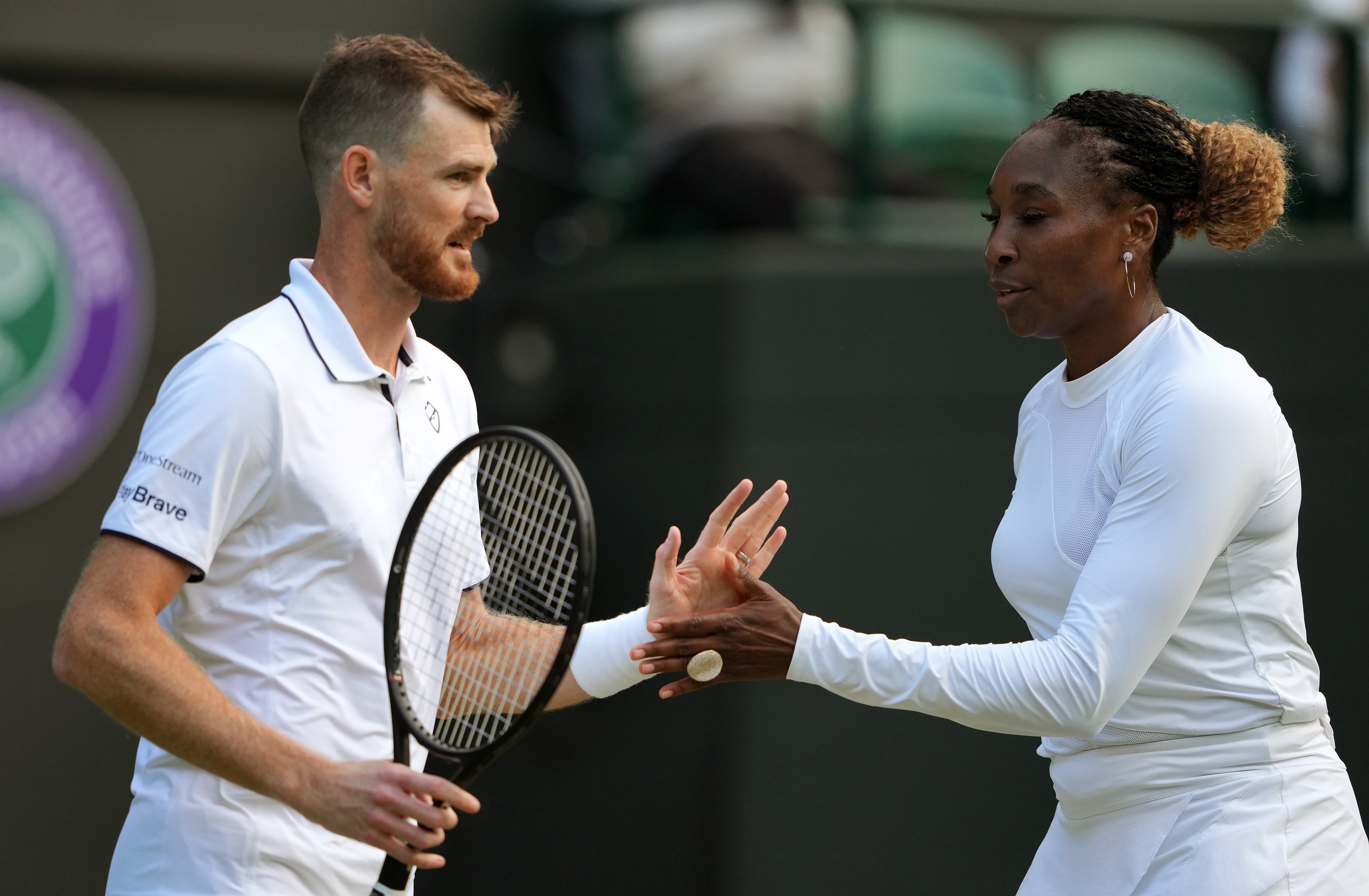 Jamie Murray and Venus Williams are off and running (Zac Goodwin/PA)