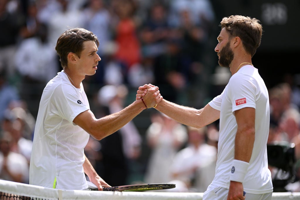 Alex De Minaur is through to the second week of Wimbledon for the first time after ending Liam Broady’s excellent run