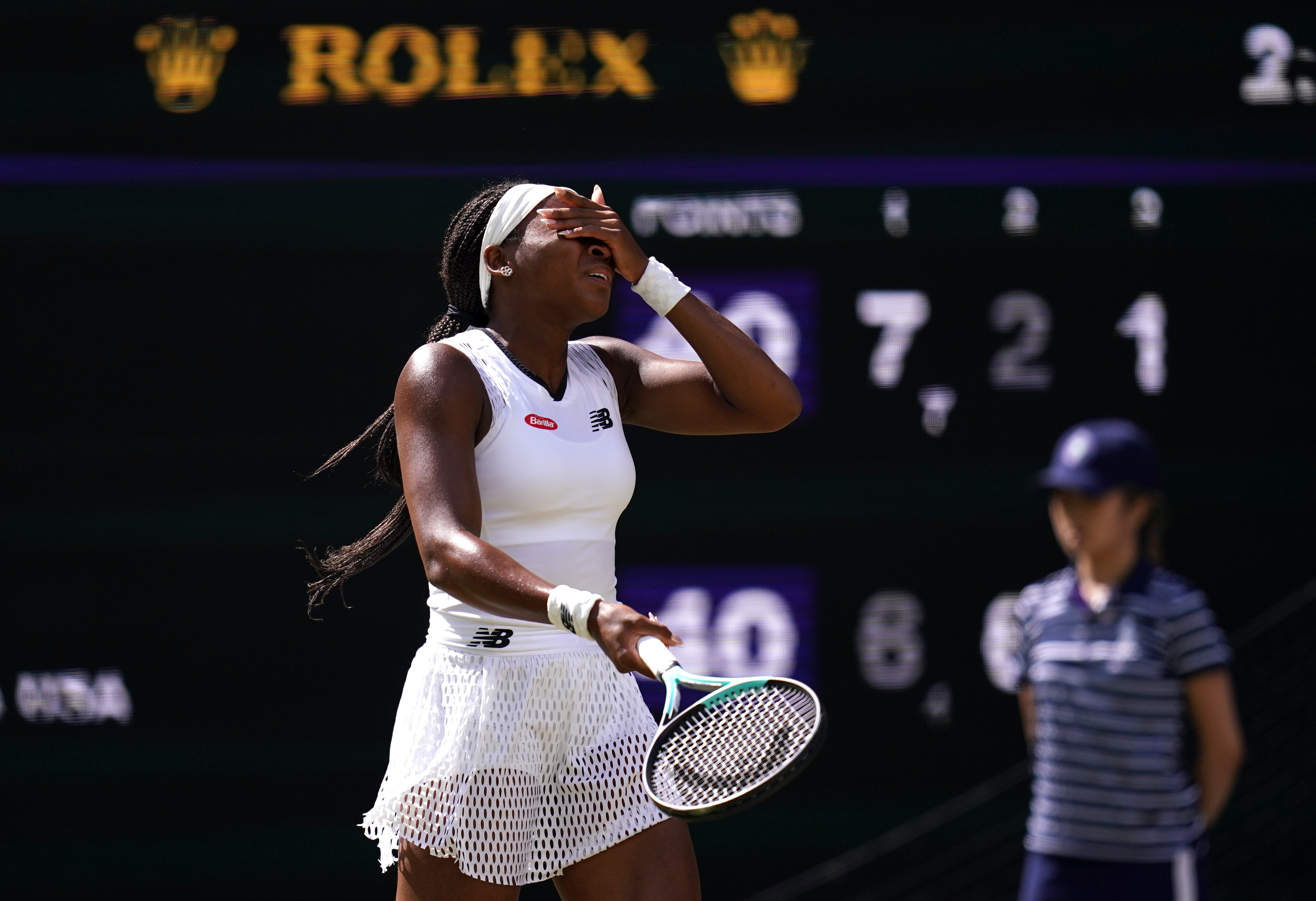 Coco Gauff suffered a third-round defeat (John Walton/PA)