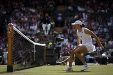 Iga Swiatek won’t be hard on herself as winning streak ends at Wimbledon