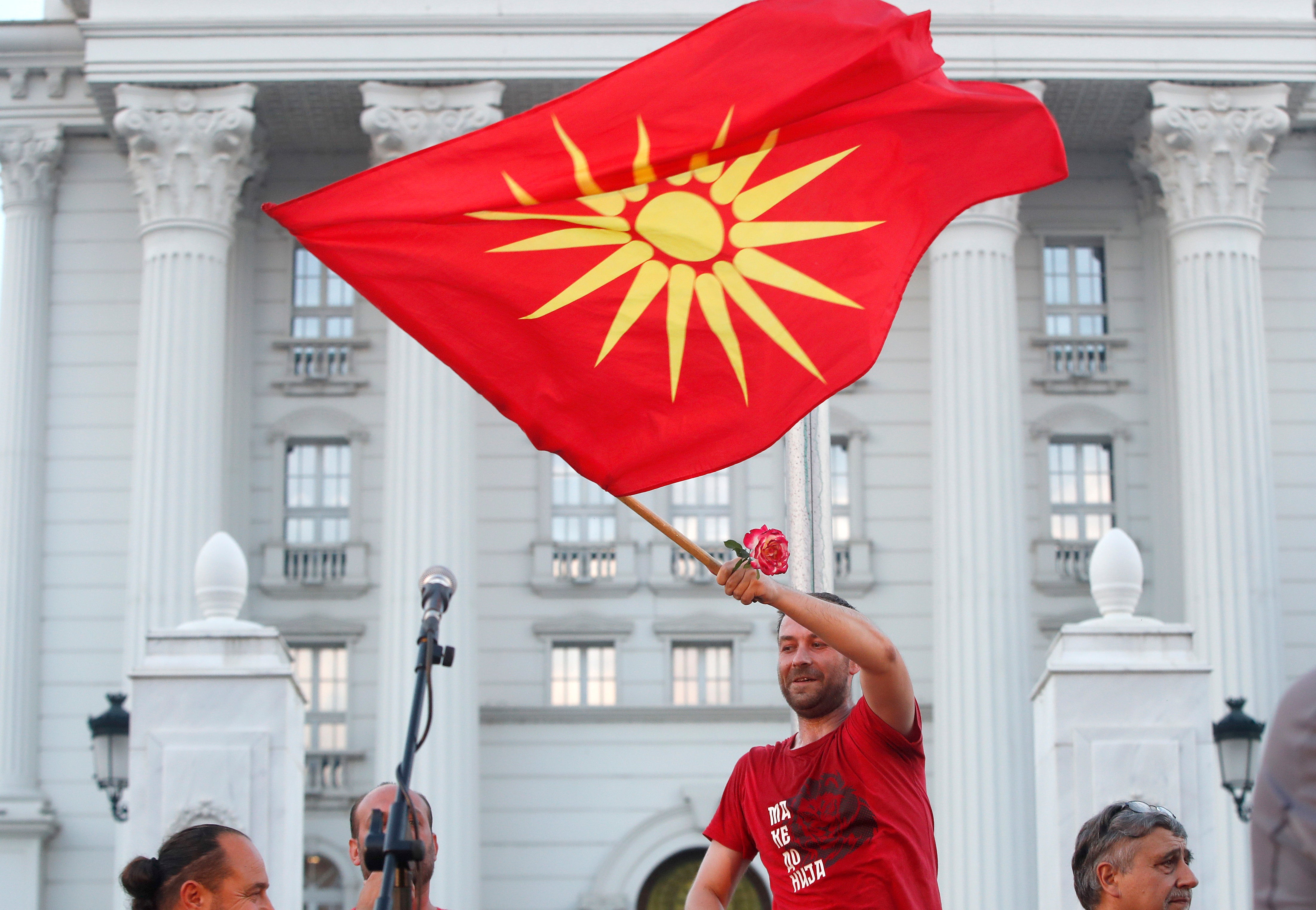 North Macedonia Protest