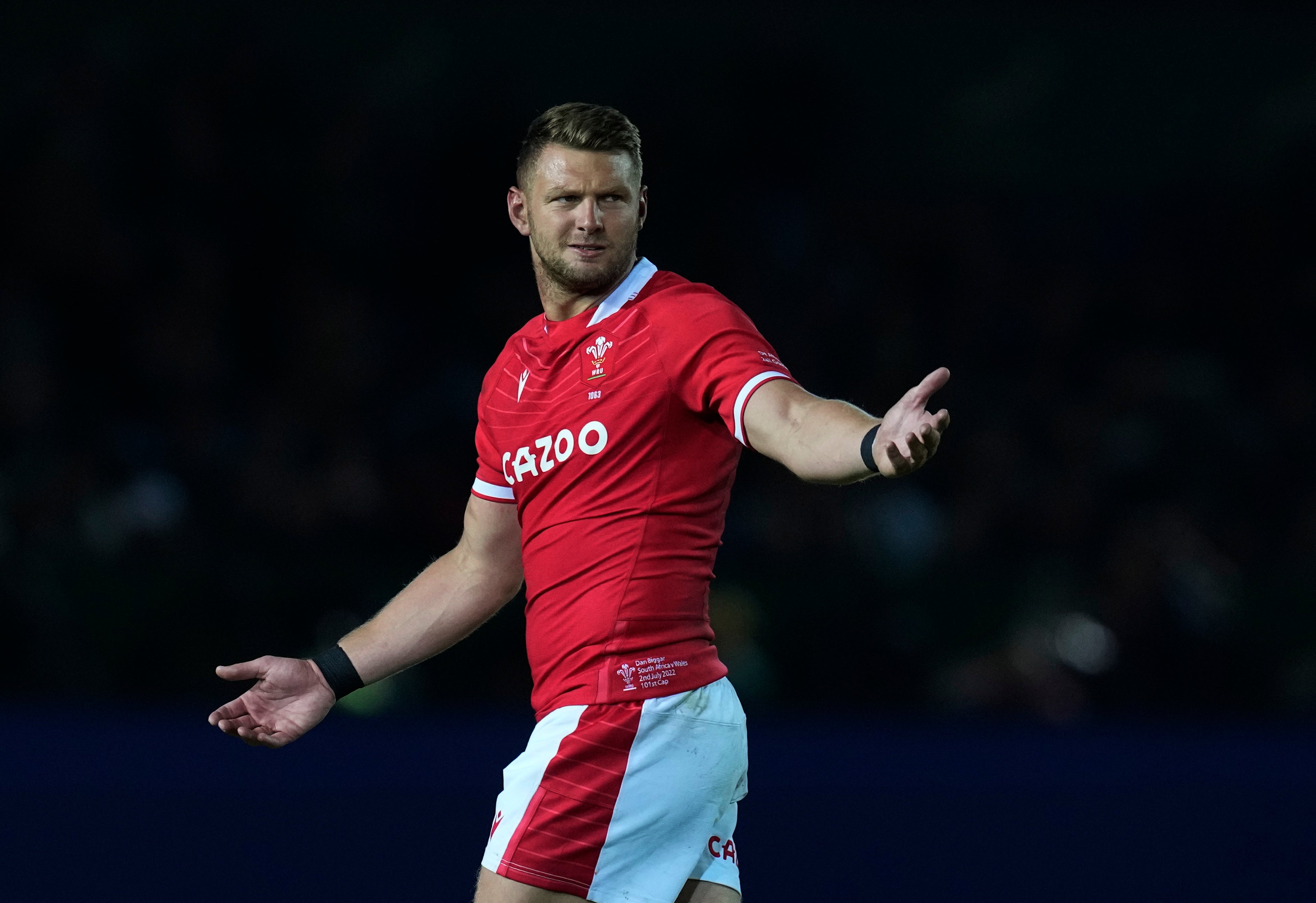 Dan Biggar was one of four Wales players sin-binned during the first Test (Themba Hadebe/AP)