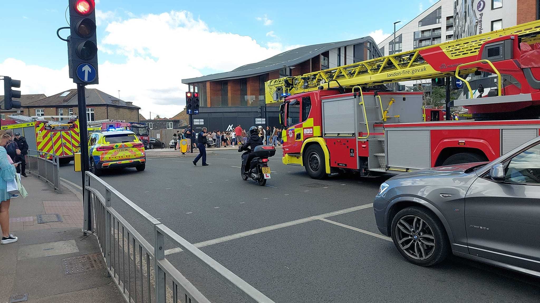 80 firefighters were called to the blaze on the 15th floor of the apartment block