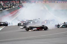 British GP’s chaotic start encapsulates the spectacle and terror of Formula 1’s new era